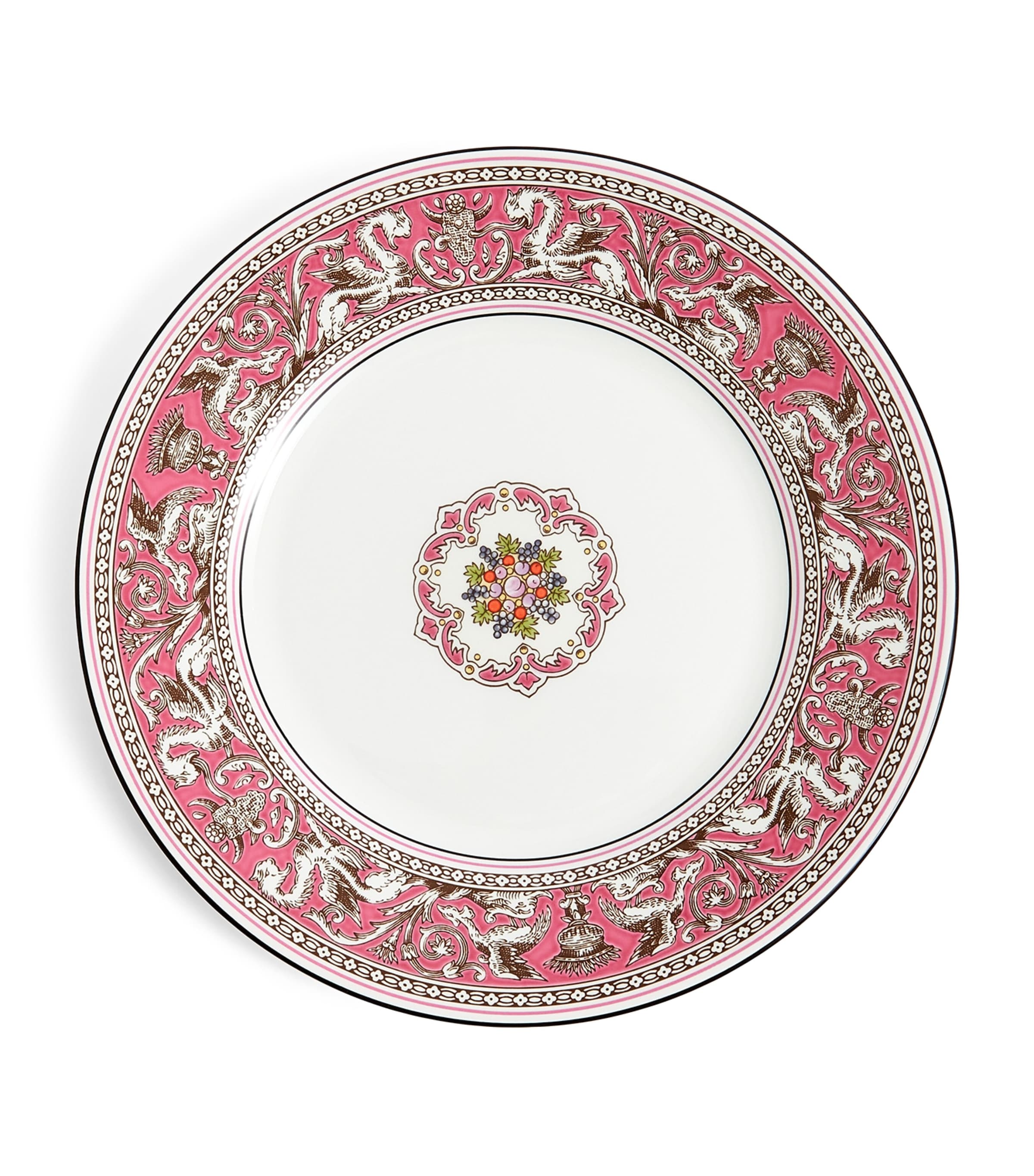 Wedgwood Florentine Fuchsia Plate In Pink
