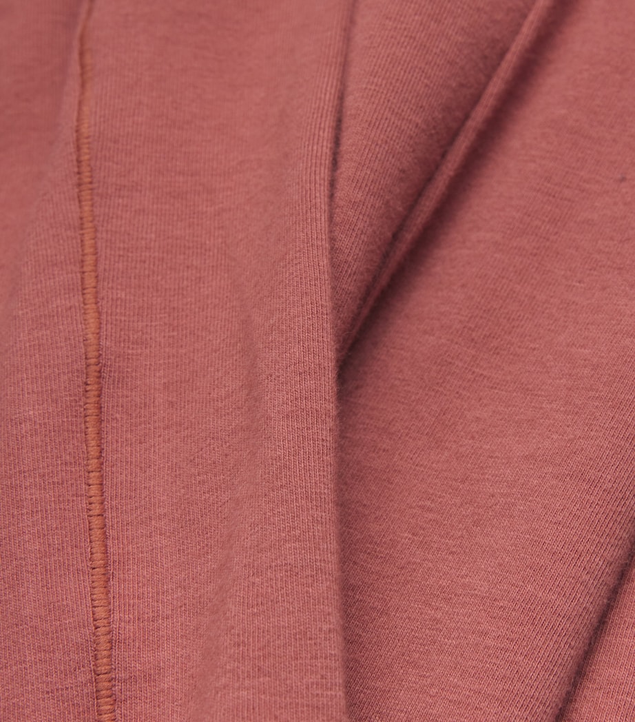 Cotton Jersey Foldover Trousers REDWOOD Image 5