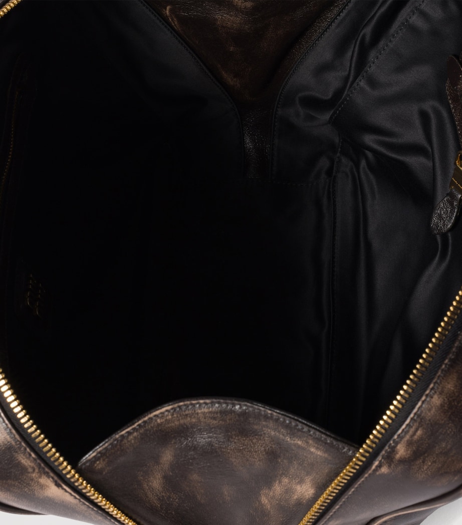 Nappa Leather Beau Top-Handle Bag F0201 Image 6