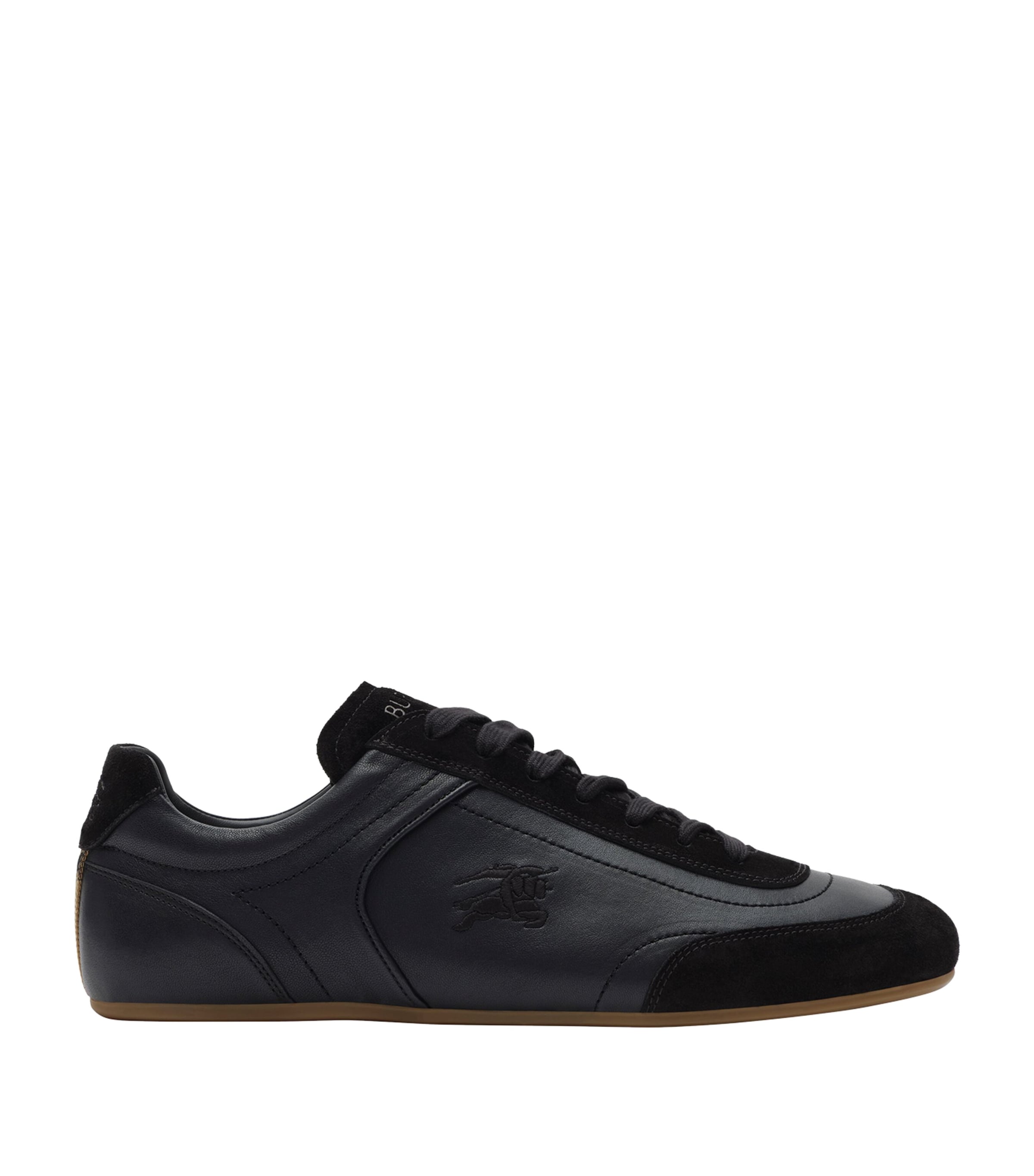 Burberry Leather Knight Runner Sneakers Black Image 1