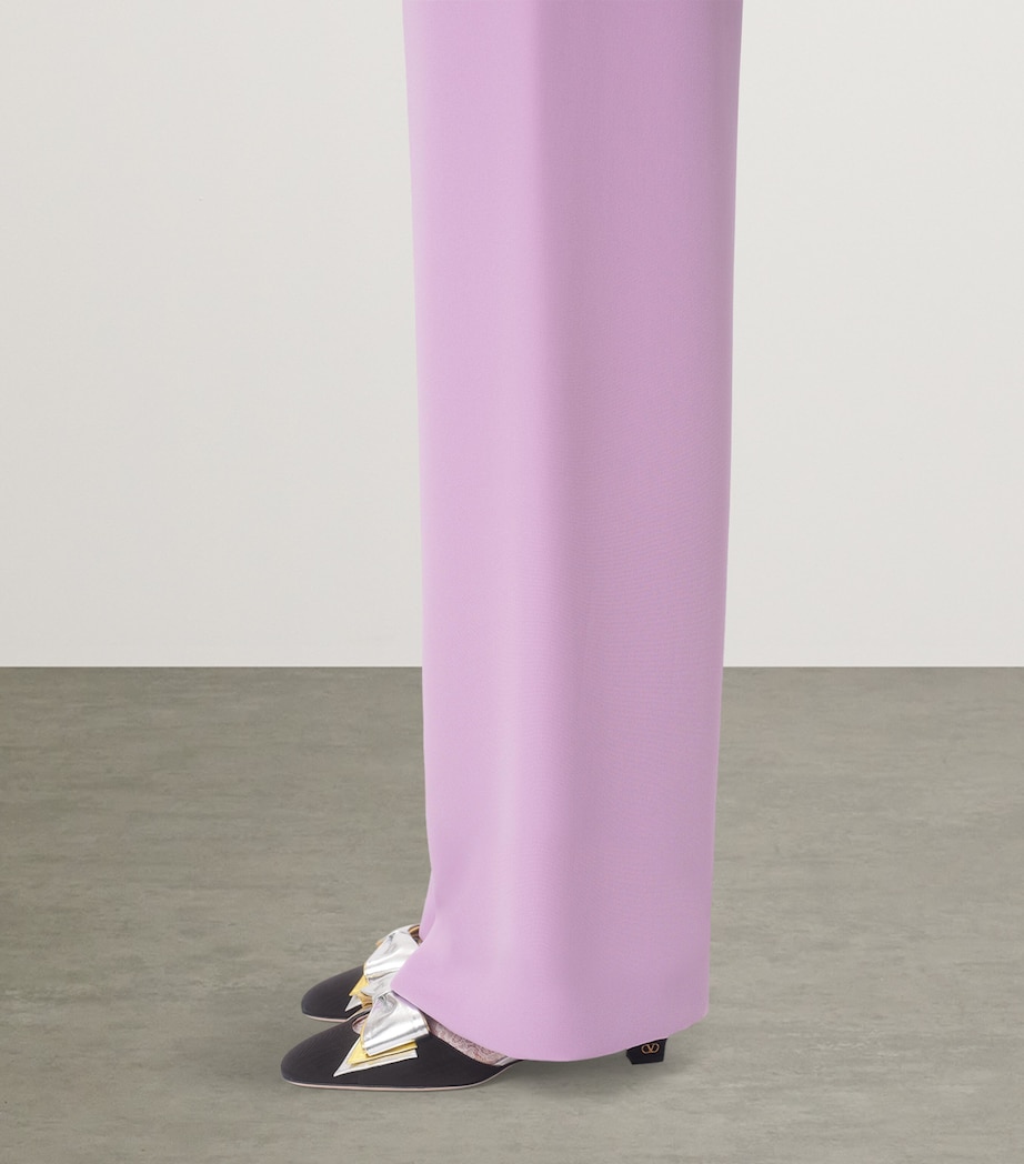 Silk Flared-Sleeve Mini Dress R3H Image 5