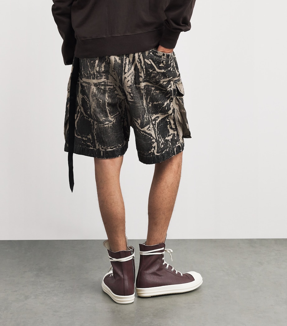 DRKSHDW Waxed Canvas High-Top Sneakers SCAB WAX/MILK/43X11 Image 2