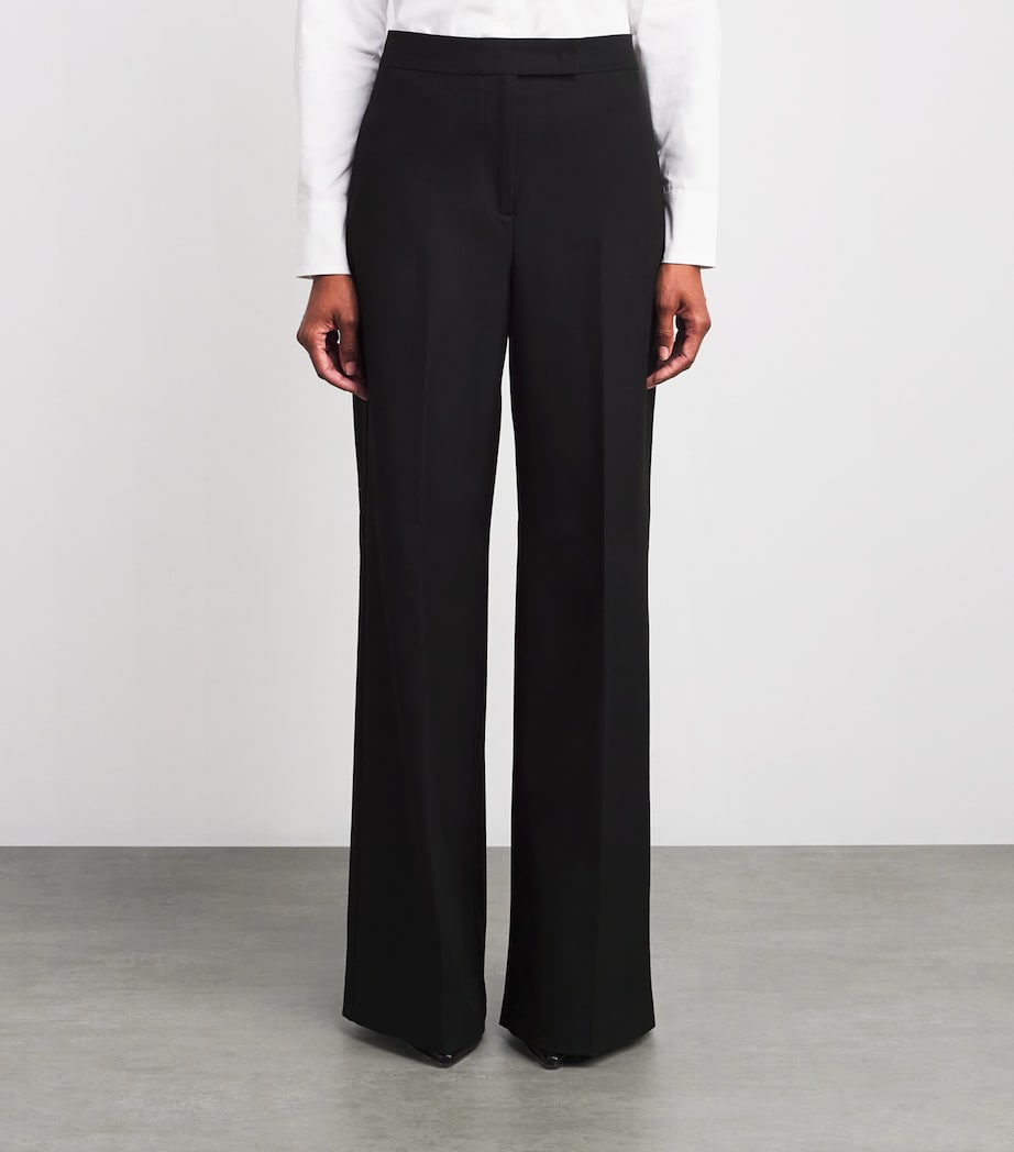 Wide-Leg Trousers BLACK Image 3