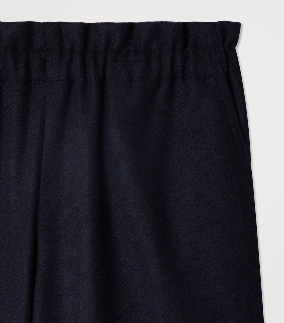 Wool-Blend July Trousers (10-14 Years) BLEU INTENSE Image 3