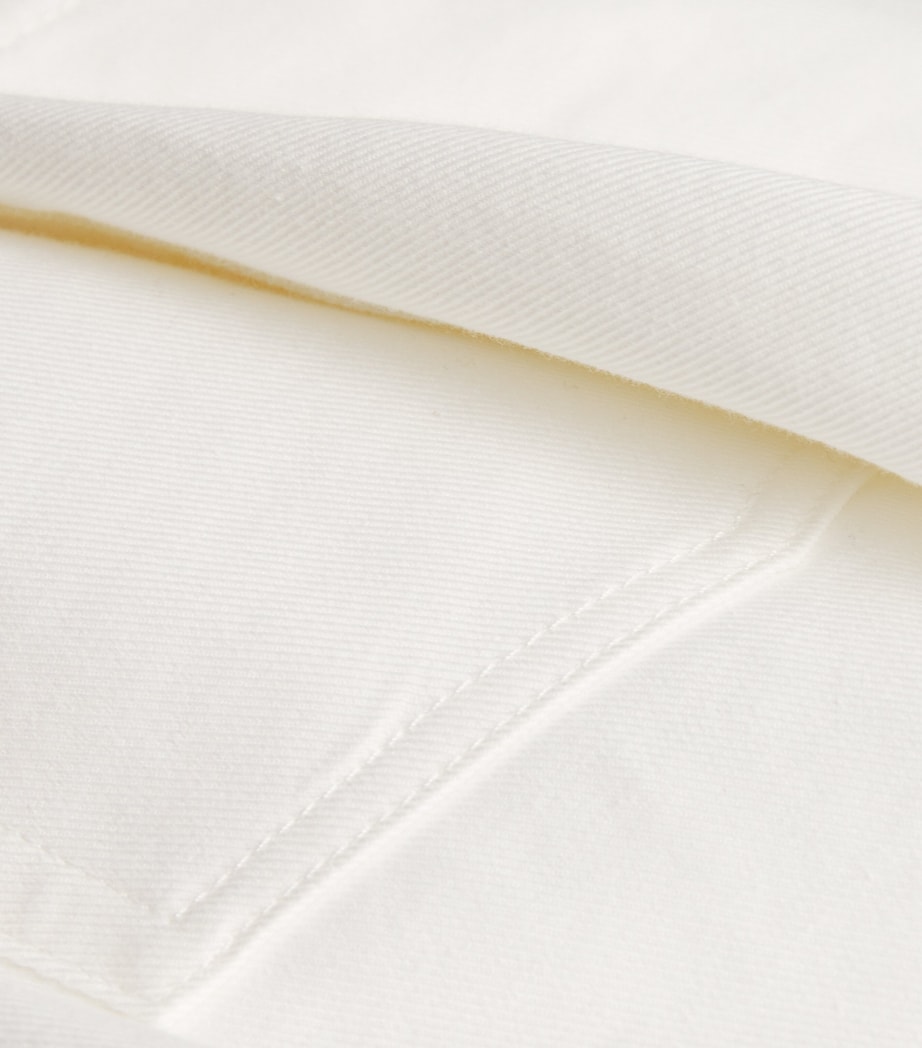 Stretch-Cotton Bull Jeans WHITE Image 5