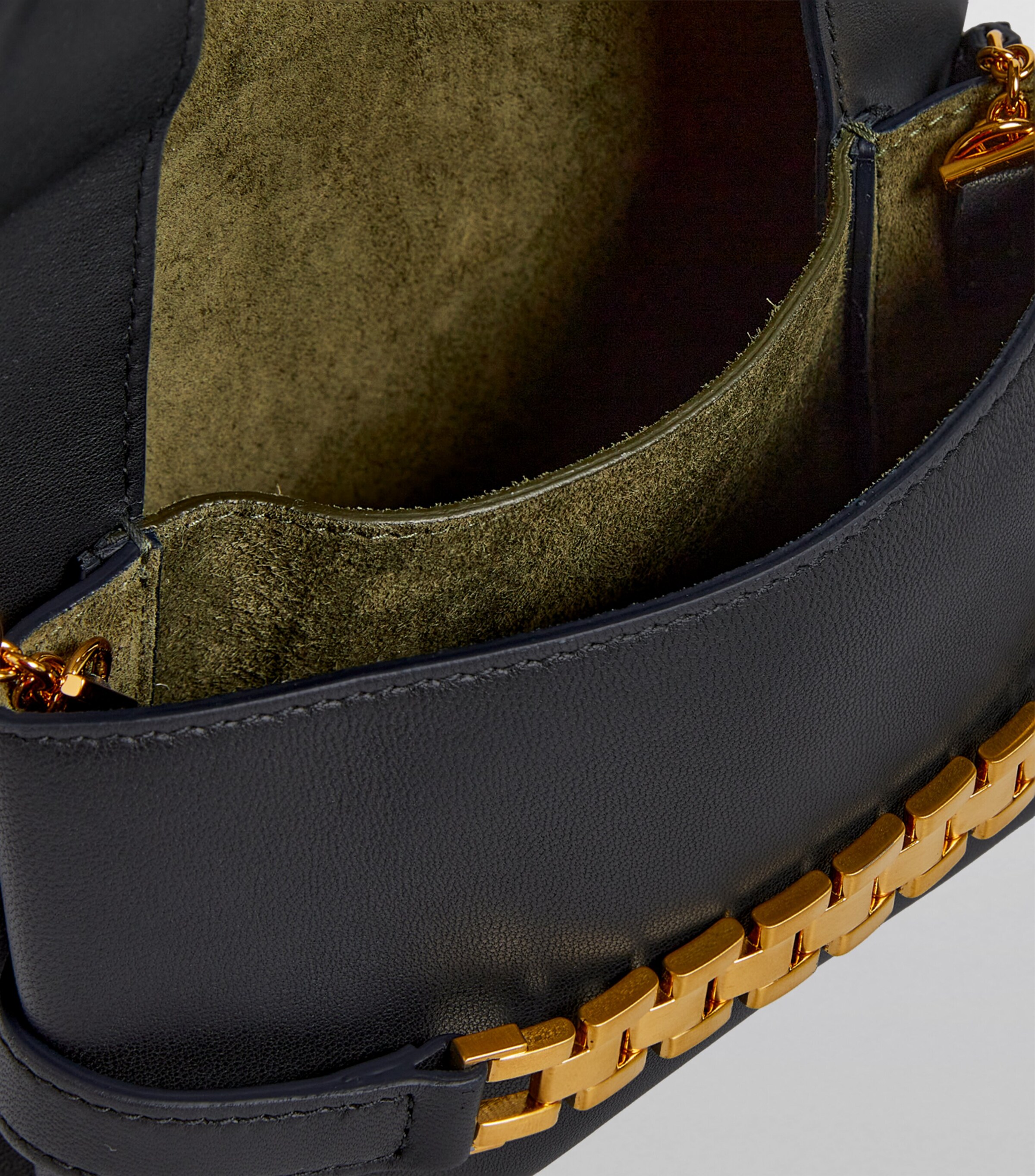 Leather Pouch Mini Bag BLACK Image 6