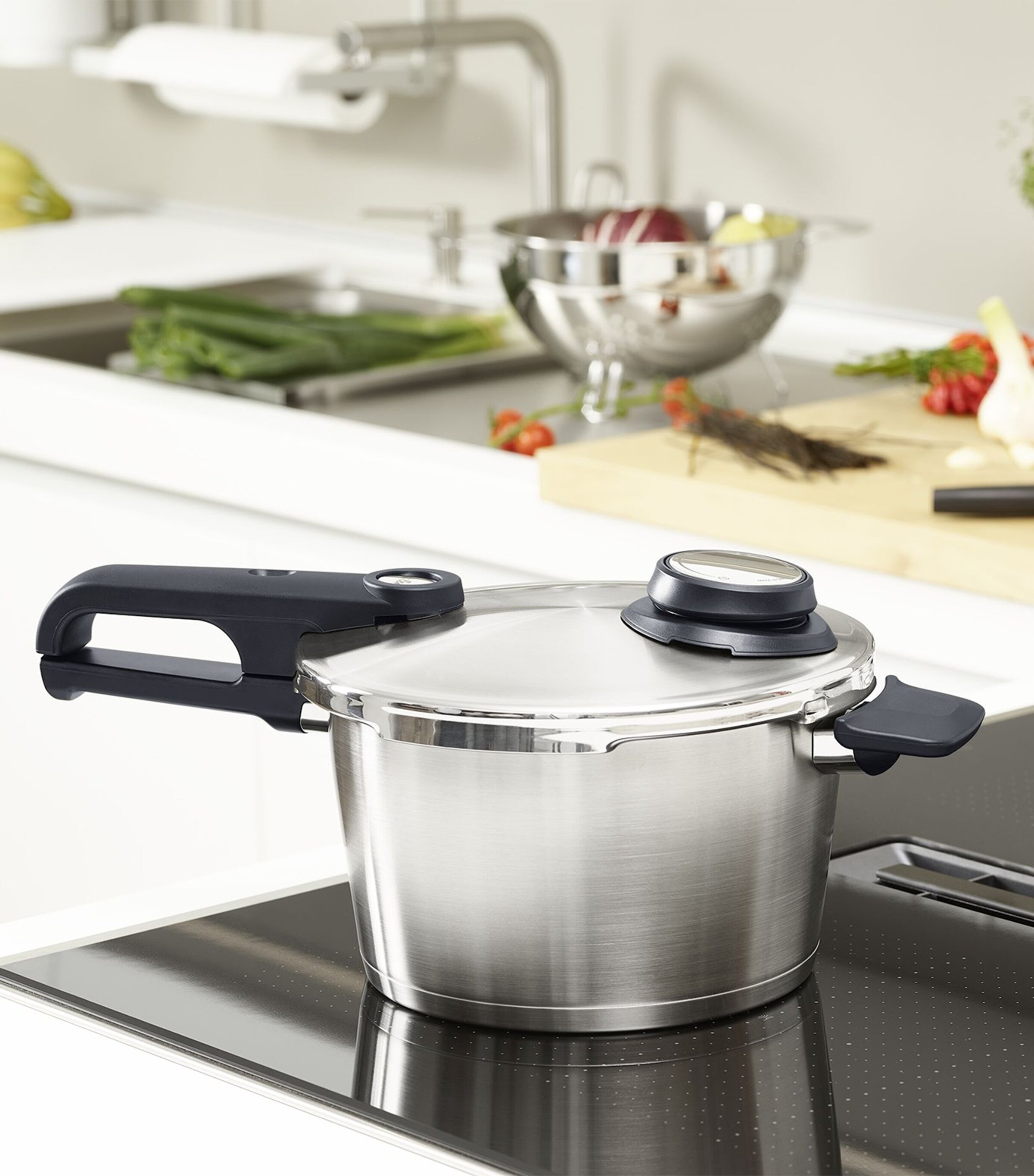 Vitavit Premium Pressure Cooker with Insert (22cm) INOX GREY Image 8