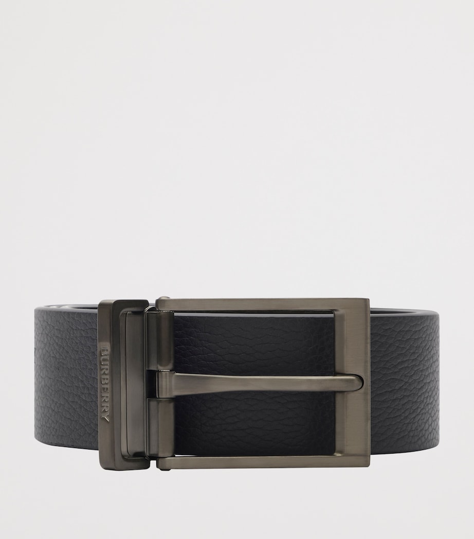 Burberry Leather Reversible Belt Dark Brown Image 3