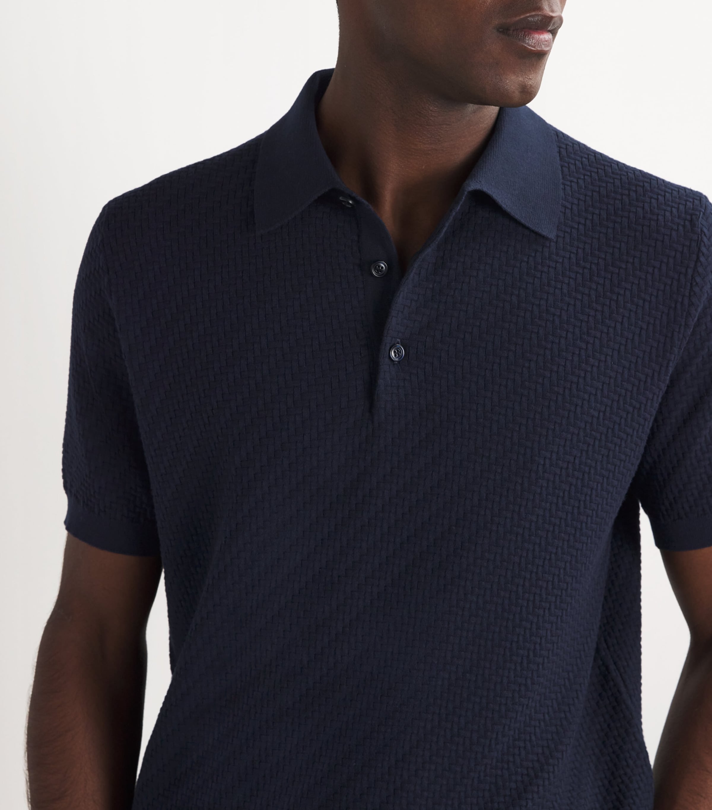 Cotton-Silk-Cashmere Polo Shirt 4100 Image 6