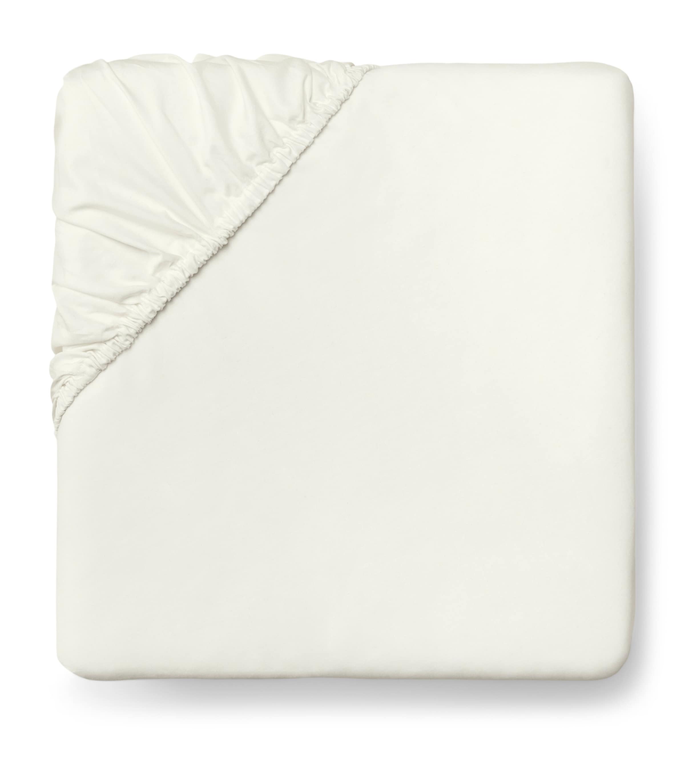 Pratesi Angel Luxe Super King Fitted Sheet (180cm x 200cm) Ivory Image 1