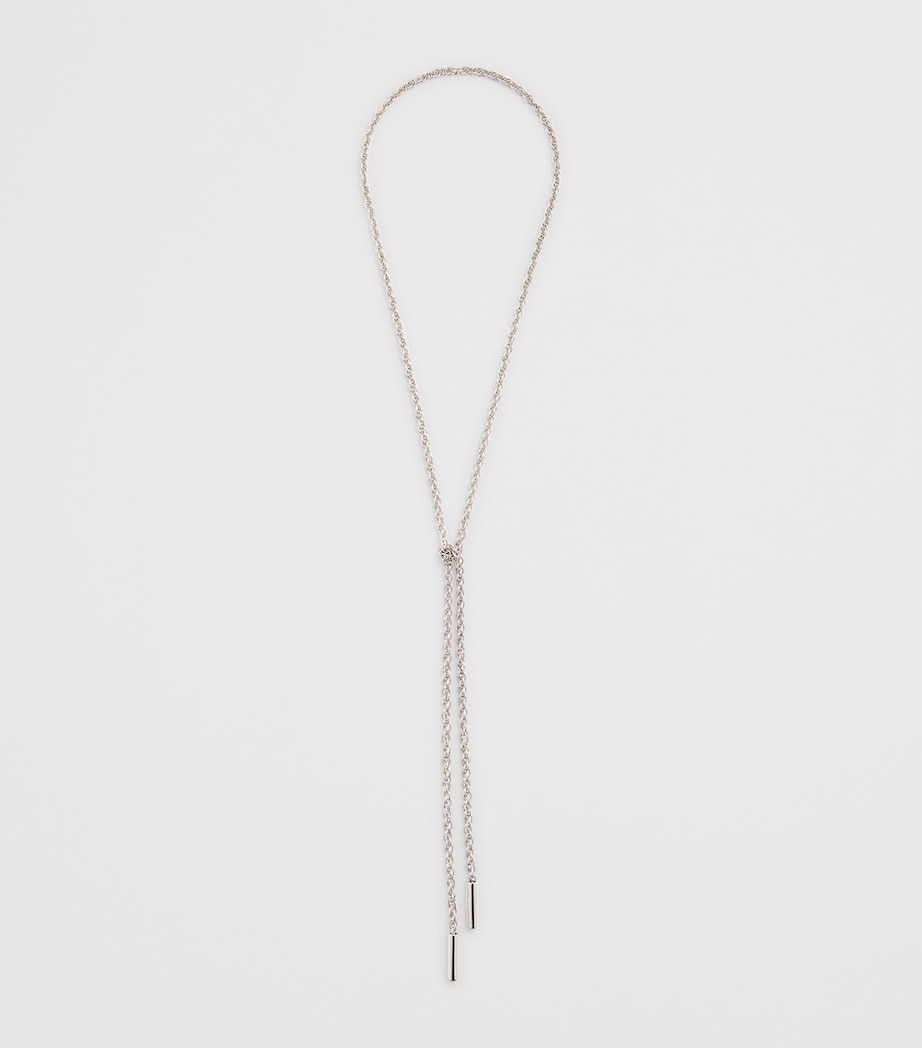 Lace Chain Necklace SILVER Image 3