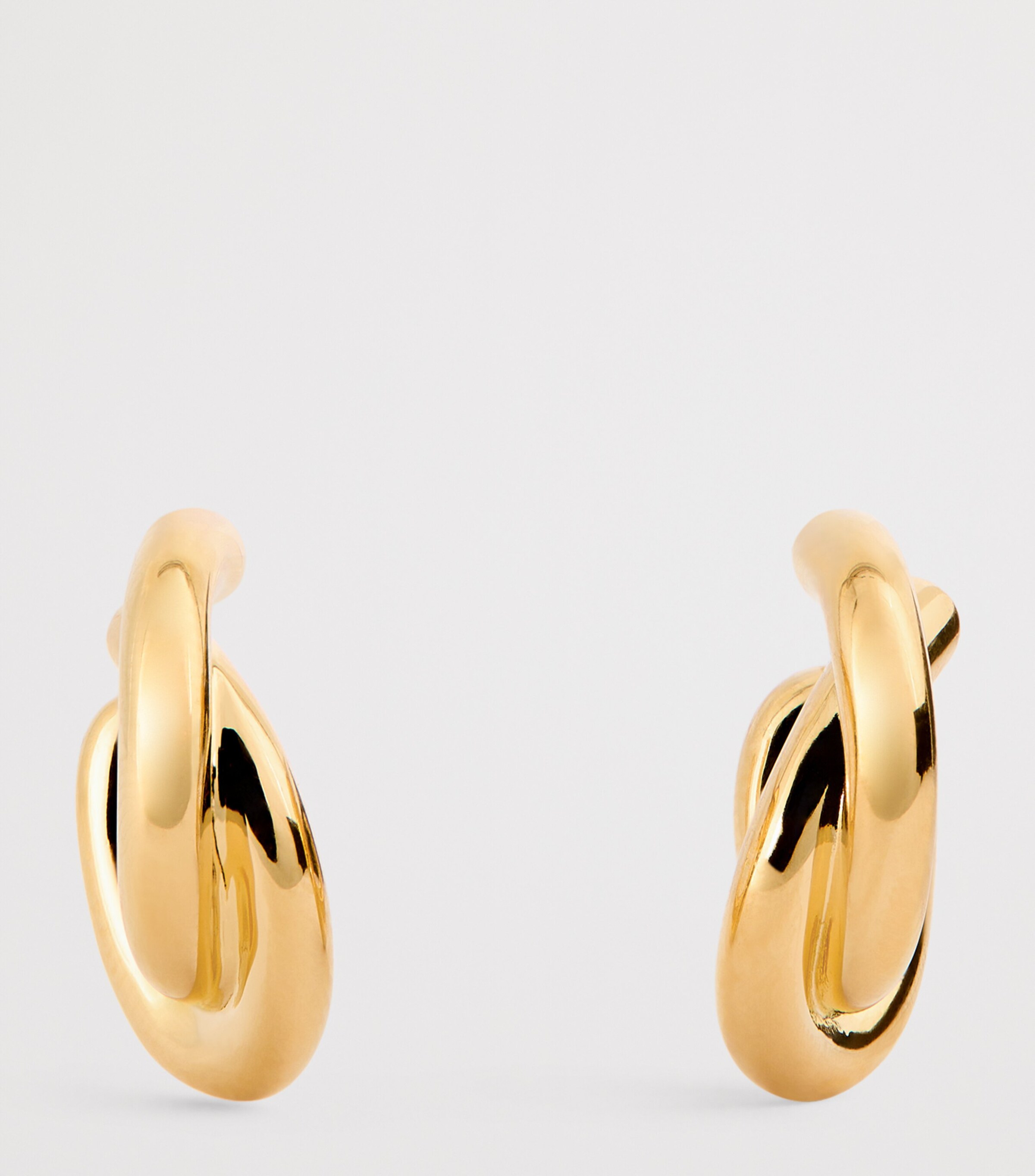LIÉ STUDIO Gold-Plated The Diana Hoop Earrings Gold Image 3