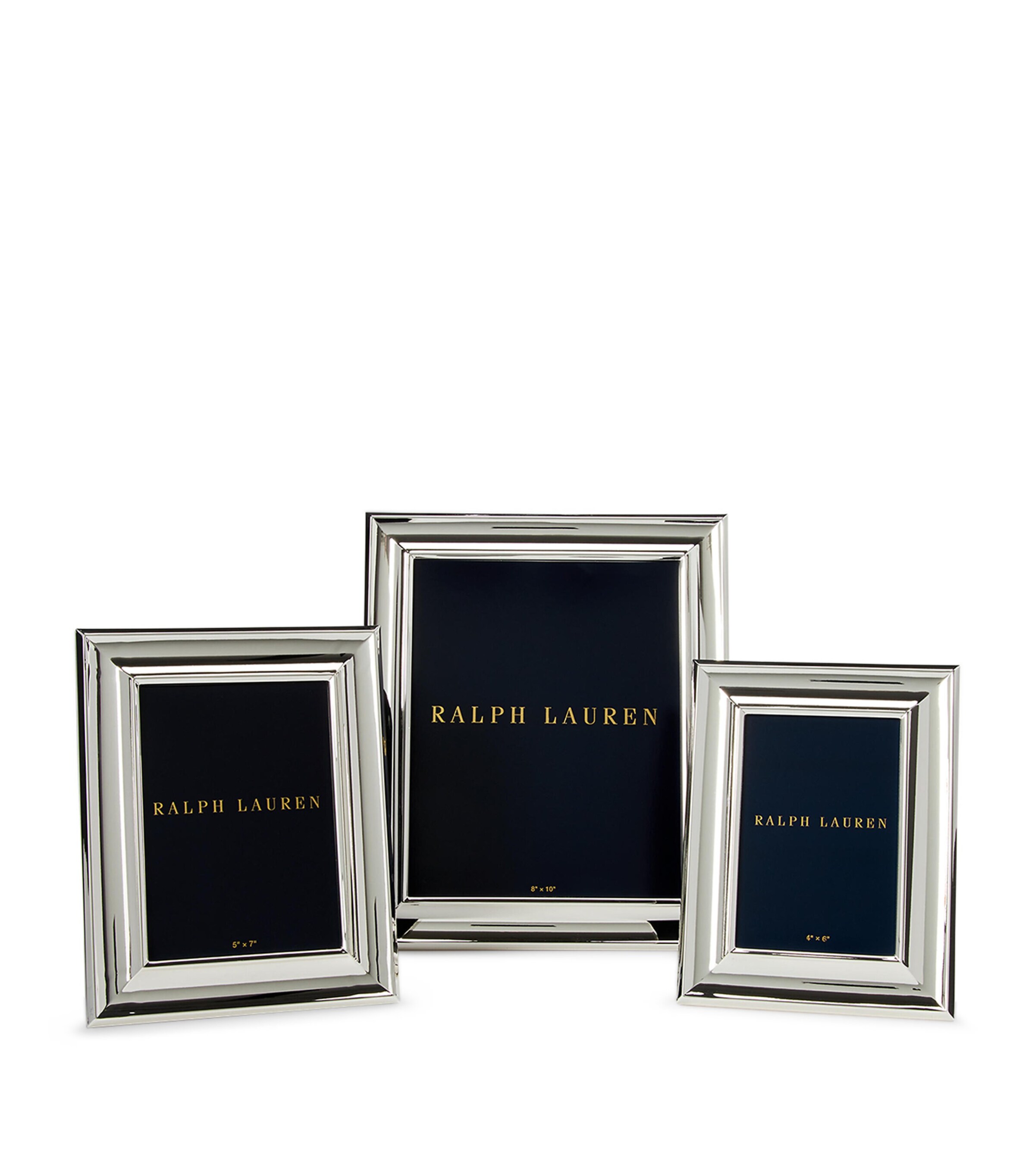 Ralph Lauren Home Silver-Plated Brass Olivier Frame (5" x 7") Silver Image 2