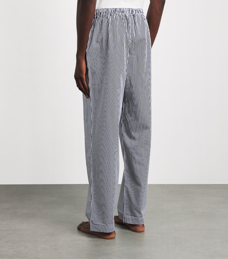 Polo Ralph Lauren Mens Cotton Stripe Pyjama Bottoms Newport Navy/paper W Image 5