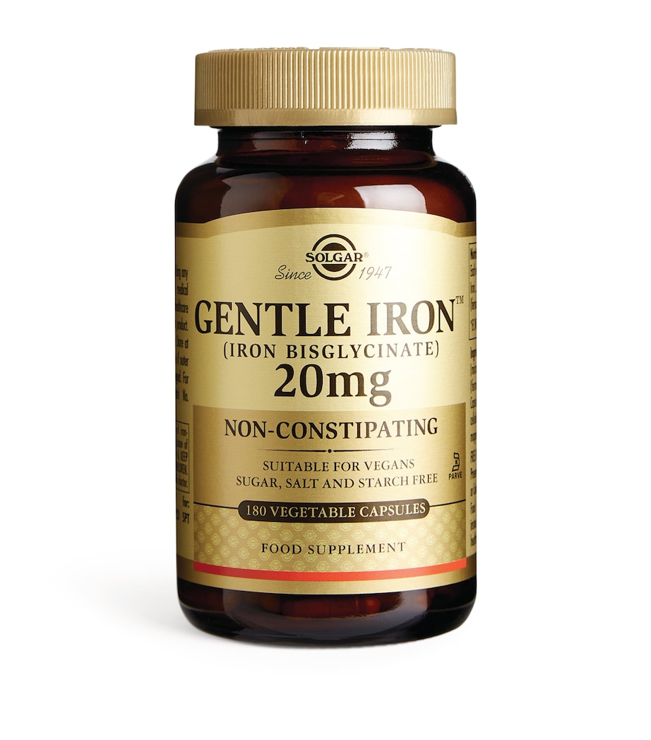 Gentle Iron (Iron Bisglycinate) 20mg (180 Capsules) NO COLOUR Image 1