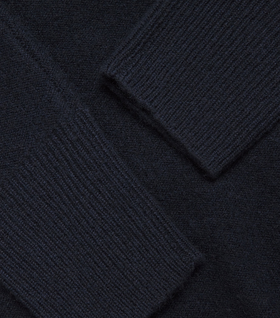 Cashmere Funnel-Neck Sweater 403CBL COASTAL Image 5