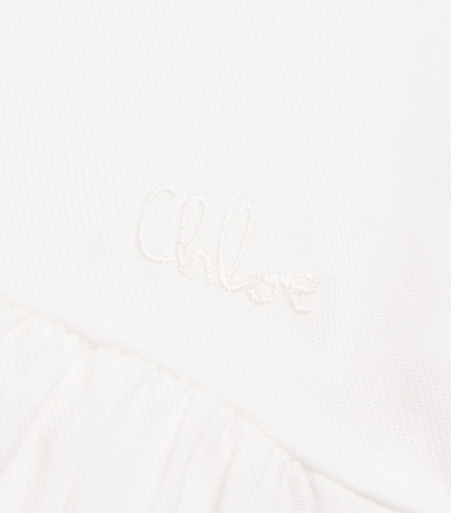 Cotton Embroidered Dress and Headband Set (1-18 Months) OFFWHITE Image 4