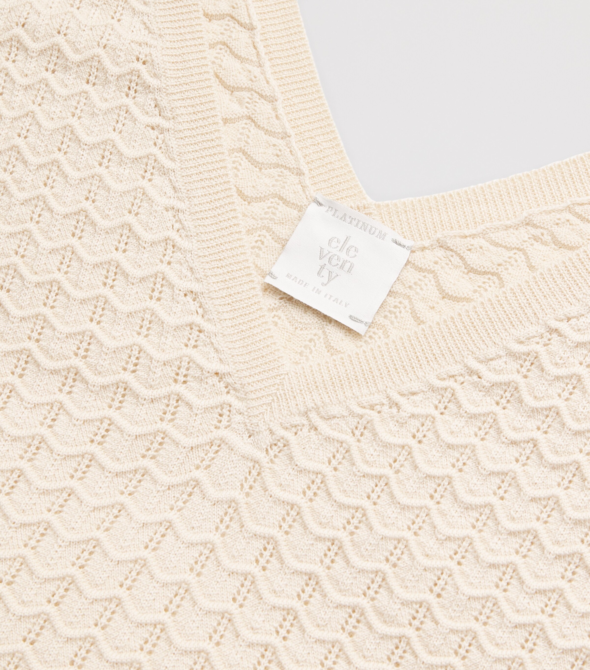 Eleventy Womens Wool Tank Top Beige Image 6