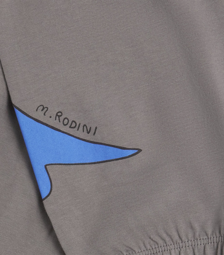 Organic Cotton Dino Graphic Sweatpants (3-11 Years) GREY Image 3