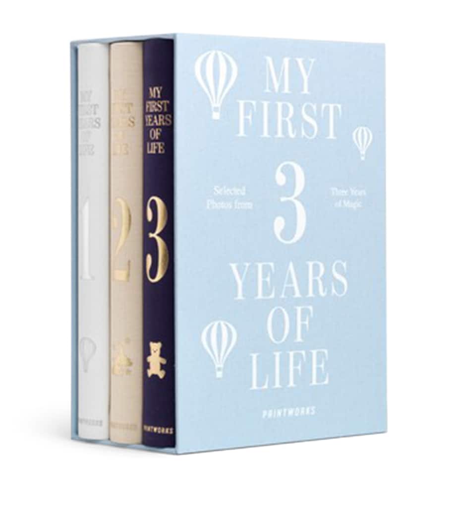My First 3 Years Photo Album (Set of 3) LIGHT BLUE Image 3