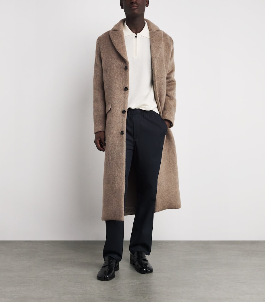 Wool-Blend Overcoat PALE FOSSIL MEL. Image 2