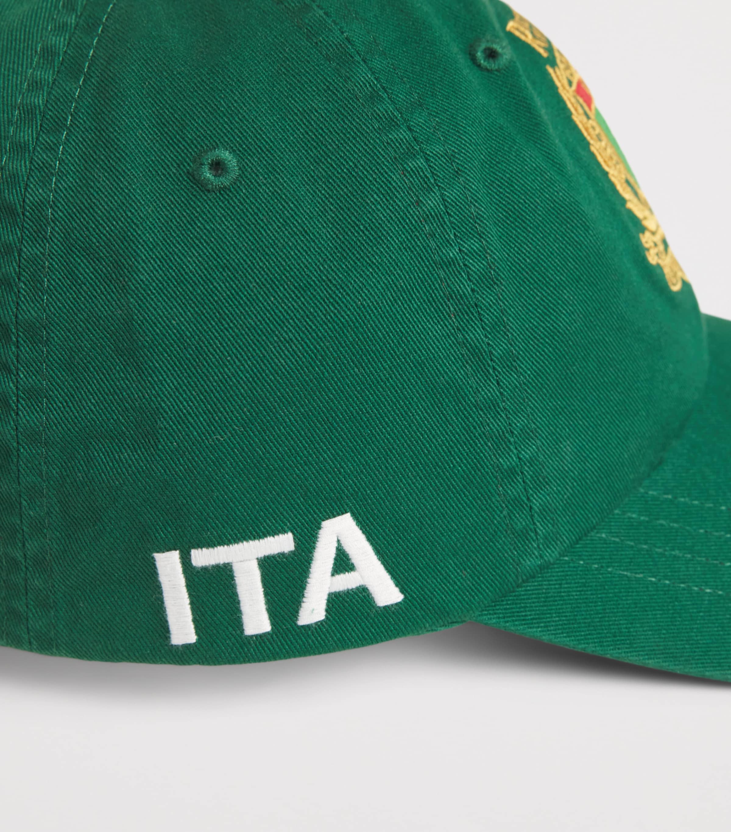 Polo Ralph Lauren Cotton Twill Italy Crest Baseball Cap New Forest Image 4