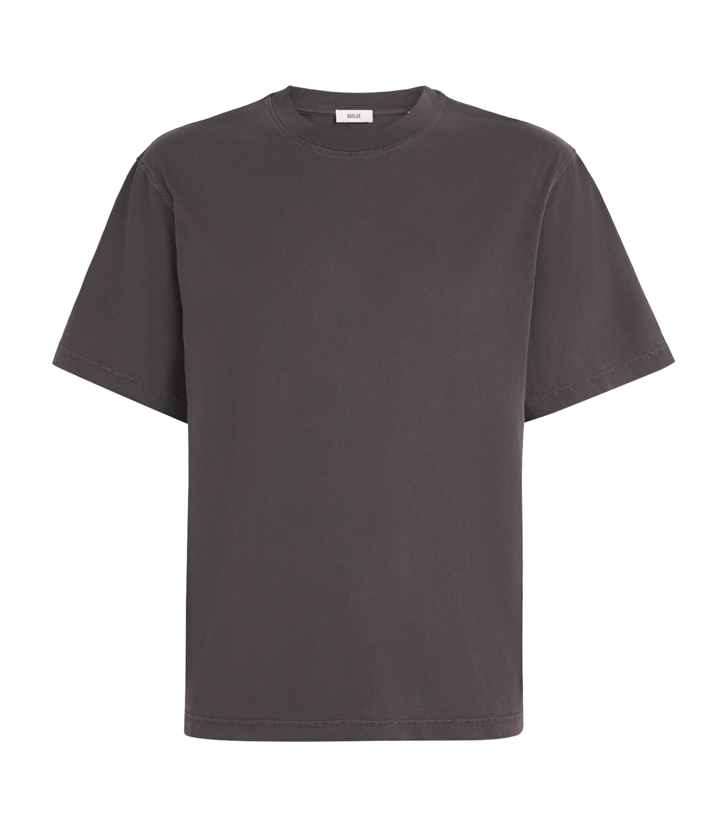 AGOLDE Mens Cotton Asha T-Shirt Forge Image 1