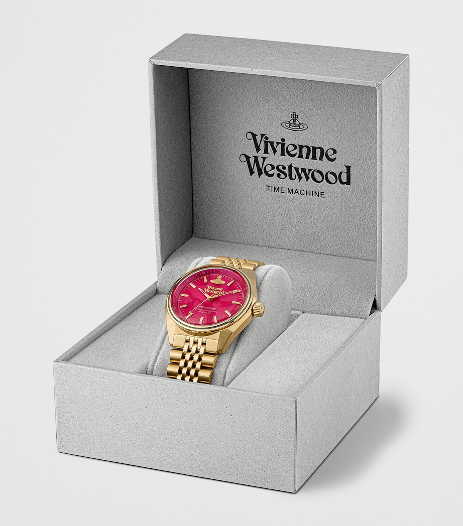 Vivienne Westwood Stainless Steel Lady Sydenham Watch 39mm Pnk Gld Image 5