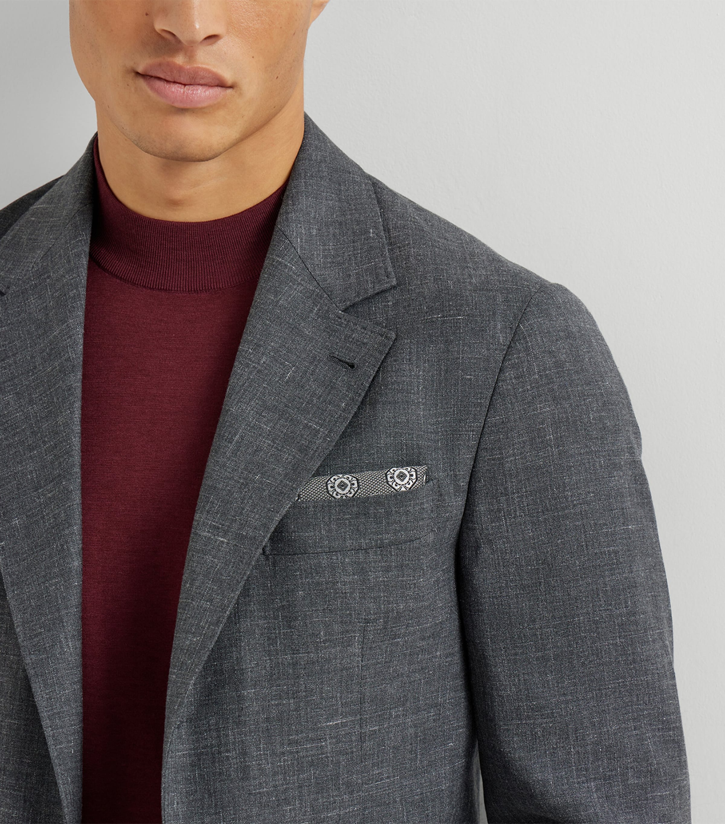 Silk Pocket Square C039 Image 2