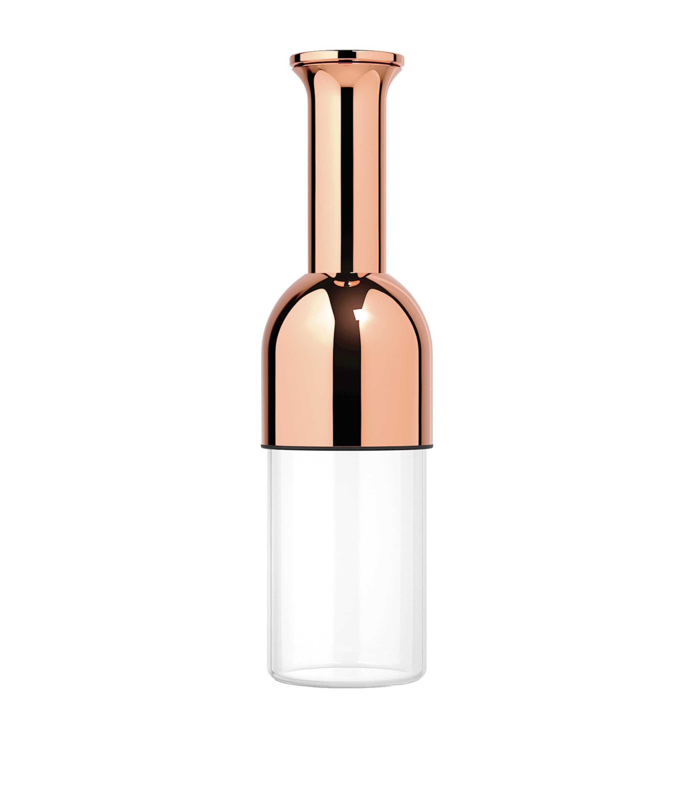 Shop Eto Copper-tone Wine Decanter In Orange