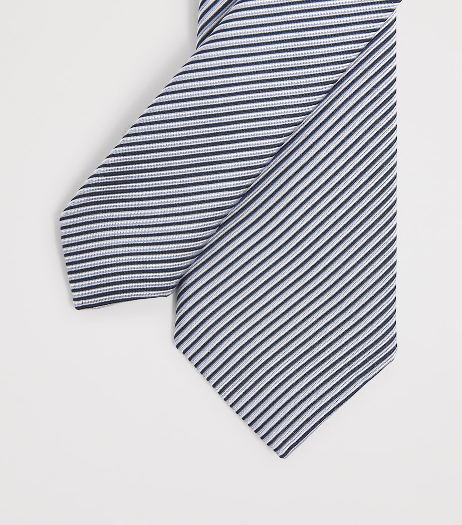 Silk-Blend Stripe Tie F9026 Image 3