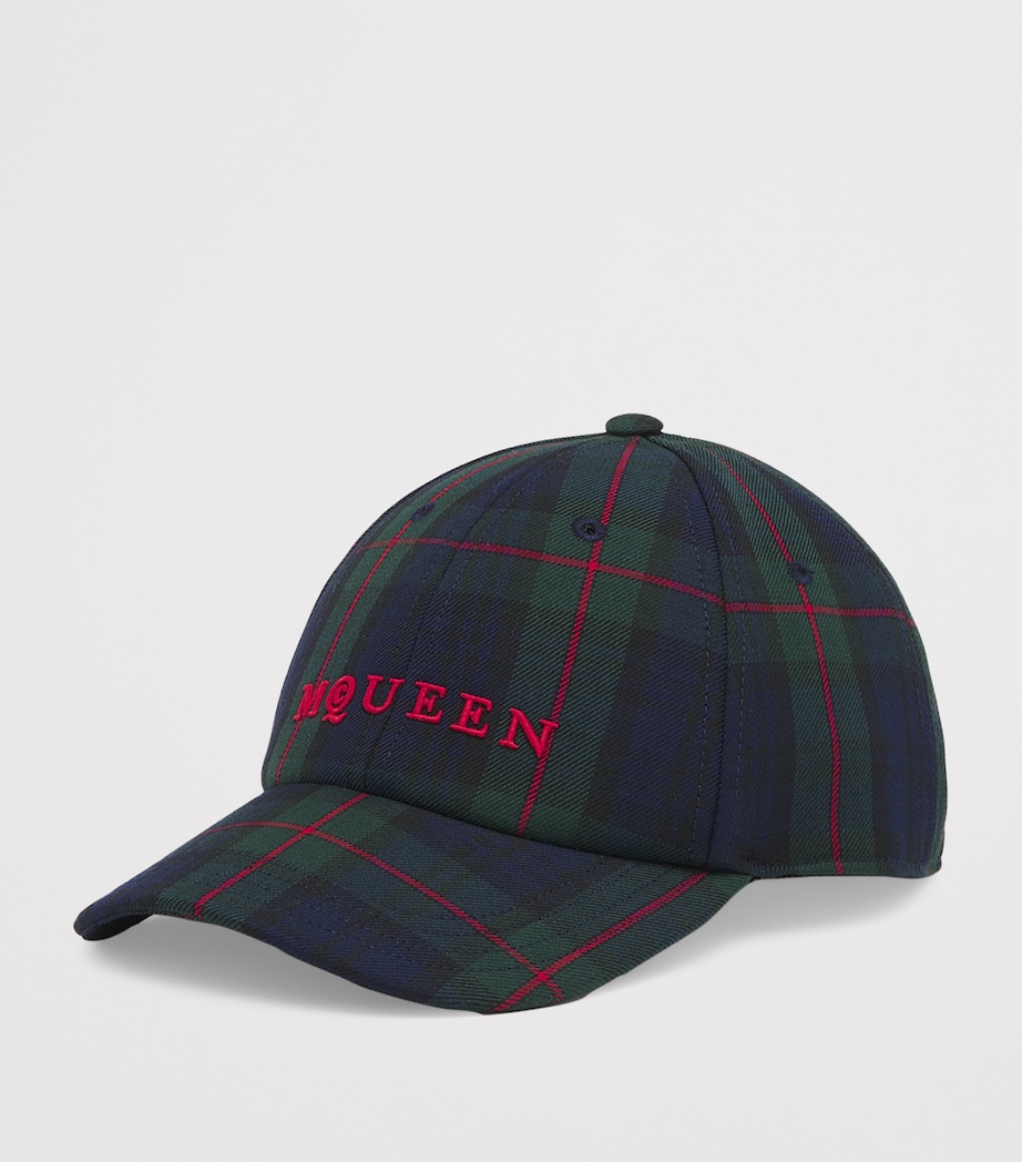 Wool-Blend Tartan Cap 4174 Image 2