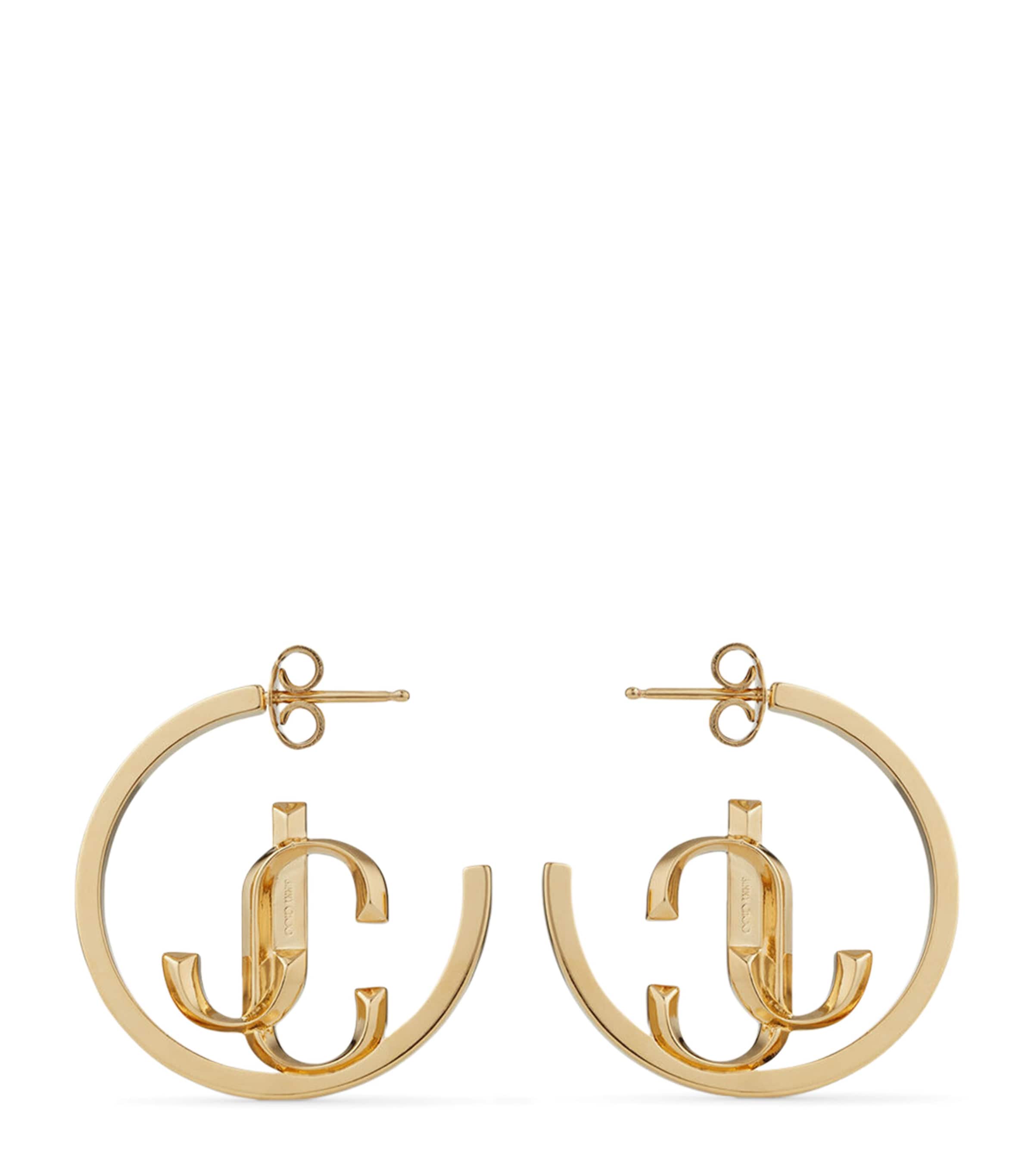 JC Hoop Earrings GOLD Image 3
