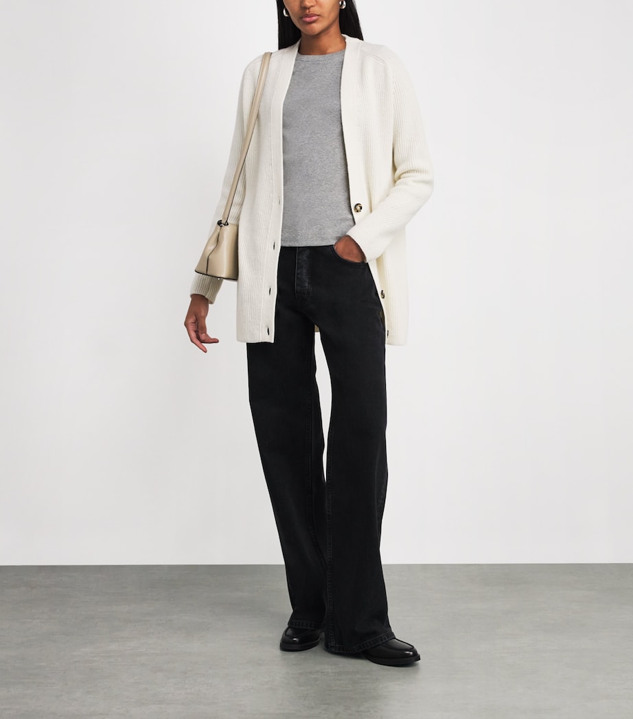 Stretch-Cotton Ribbed Ultimate T-Shirt SILVER GREY M LANGE Image 2