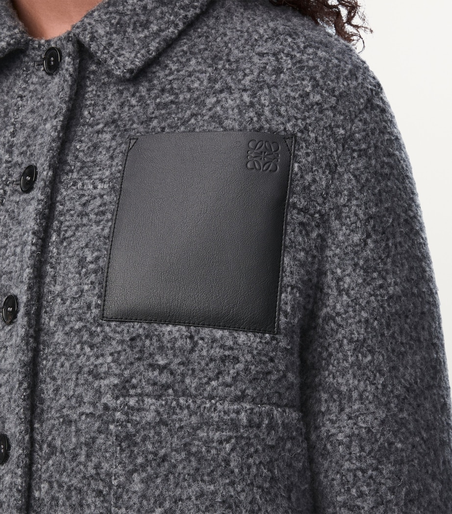 Wool-Blend Workwear Jacket DARK GREY Image 4