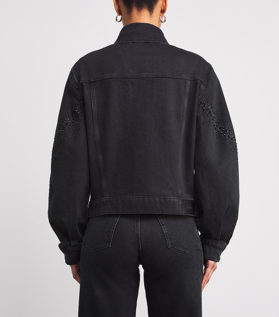 Embellished Twisted Denim Jacket THUNDER STORM Image 4