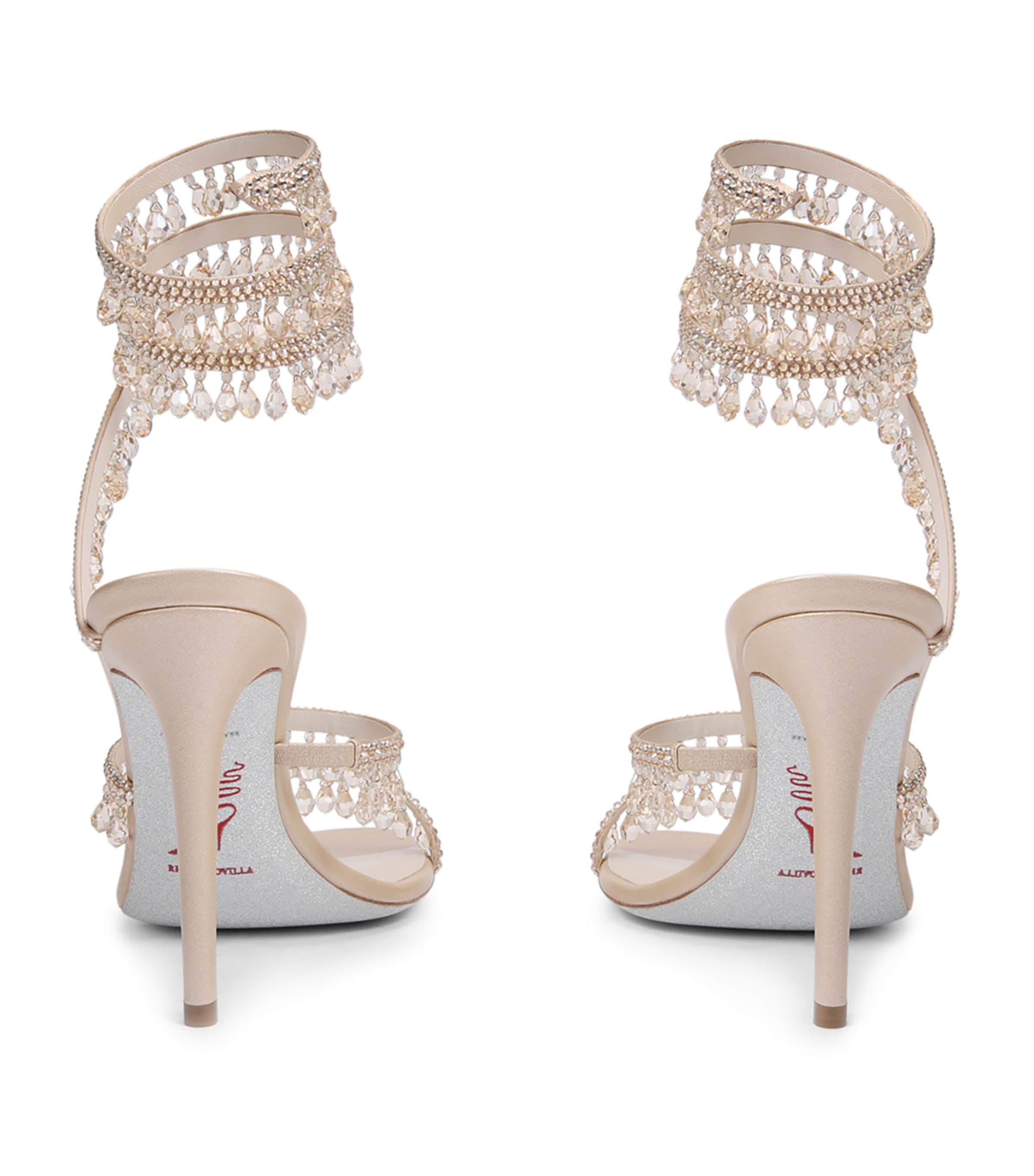 Embellished Chandelier Sandals 105 BLUSH Image 2