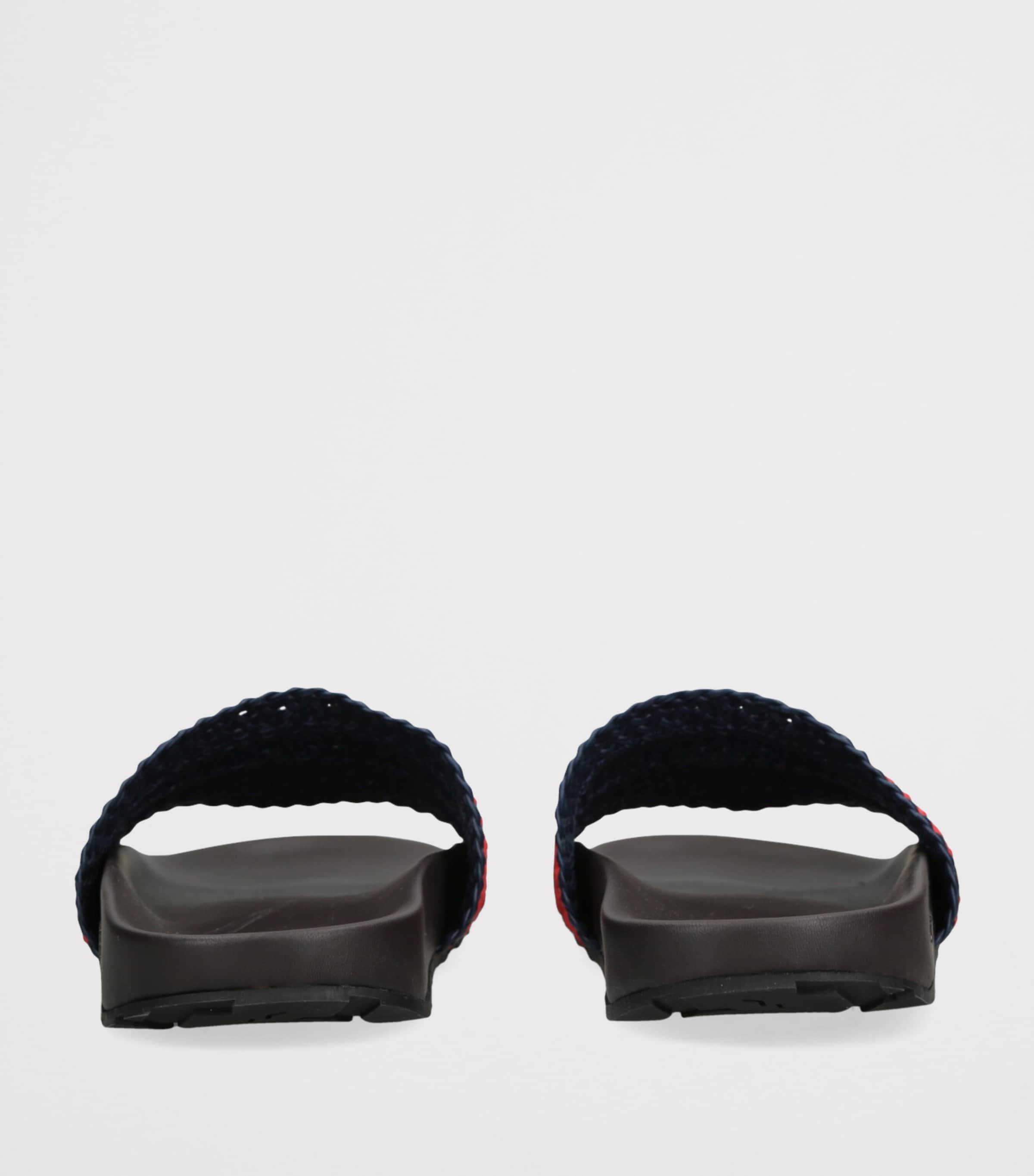 adidas x Wales Bonner Leather Adilette Slides NAVY Image 2