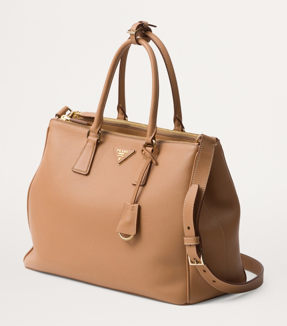 Large Leather Galleria Top-Handle Bag F0018 Image 2