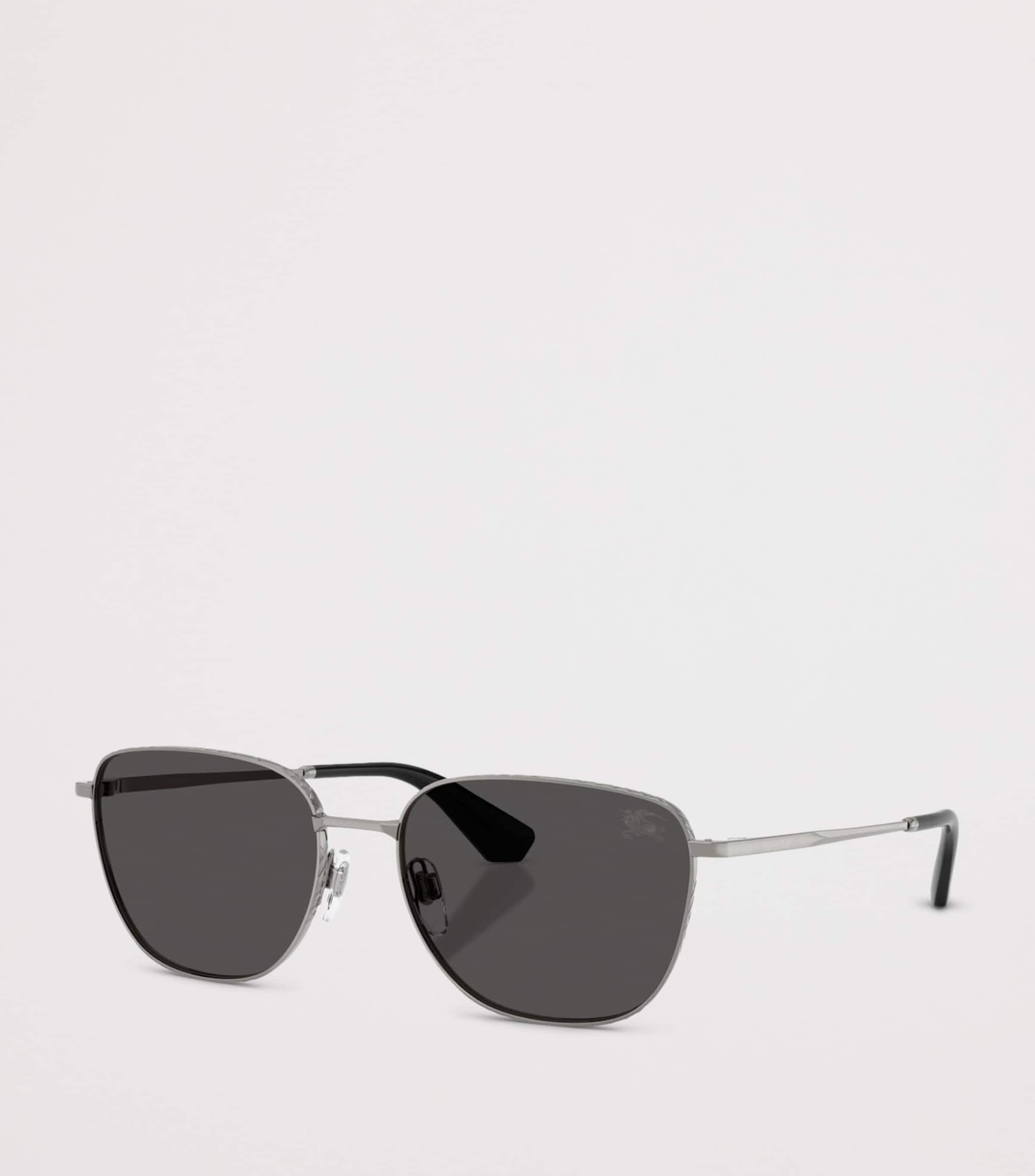 Burberry Metal BE3171 Square Sunglasses Grey Image 2
