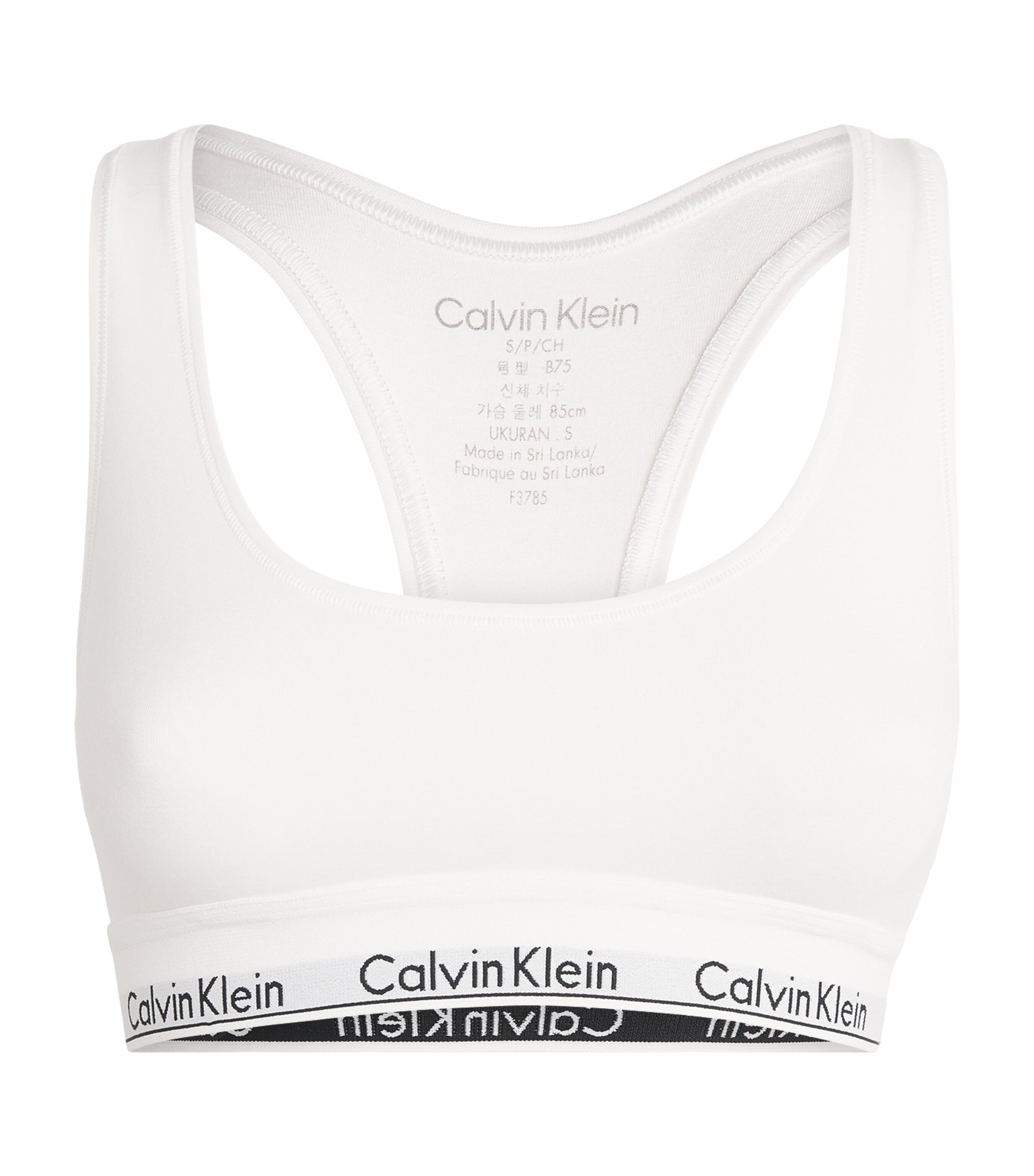Calvin Klein Logo Bralette | Wedding | For the Bride | Lingerie | Women Clothing | Lingerie & Hosiery | Bras | Bridal Lingerie | Designers | Calvin Klein