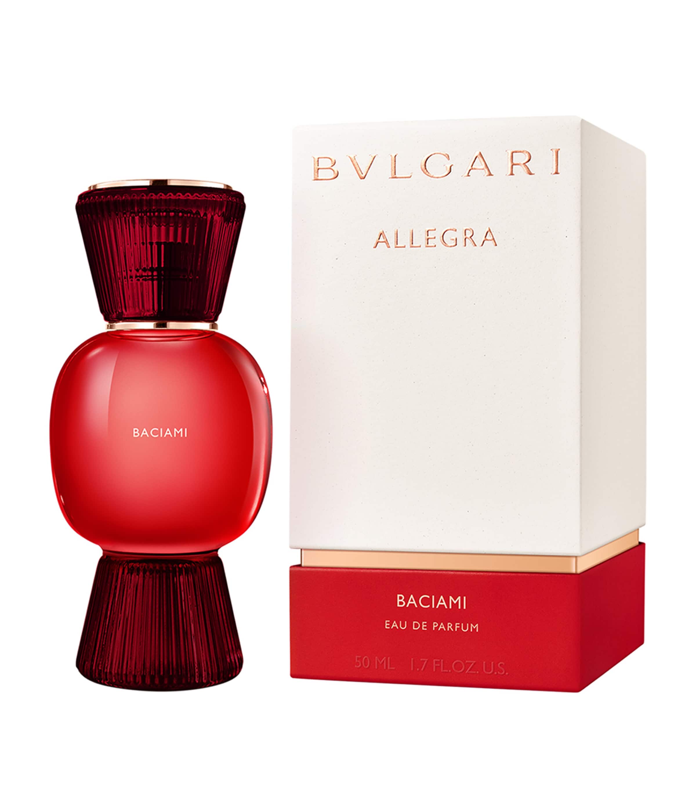 パーティを彩るご馳走や Bvlgari UK Harrods | (50ml) Parfum de Eau Baciami Allegra 香水(女性用)