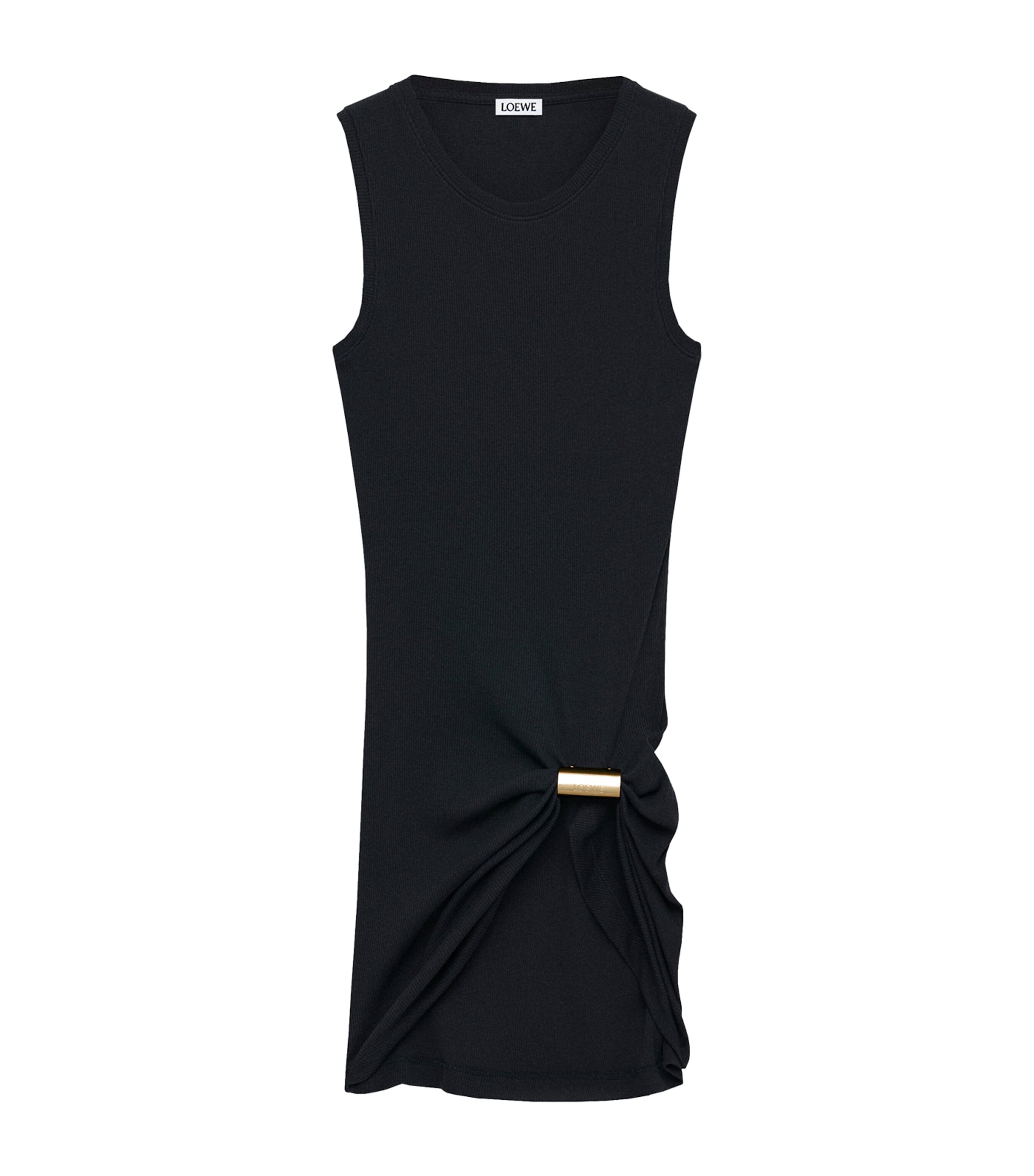 Loewe Cotton Draped Tank Top