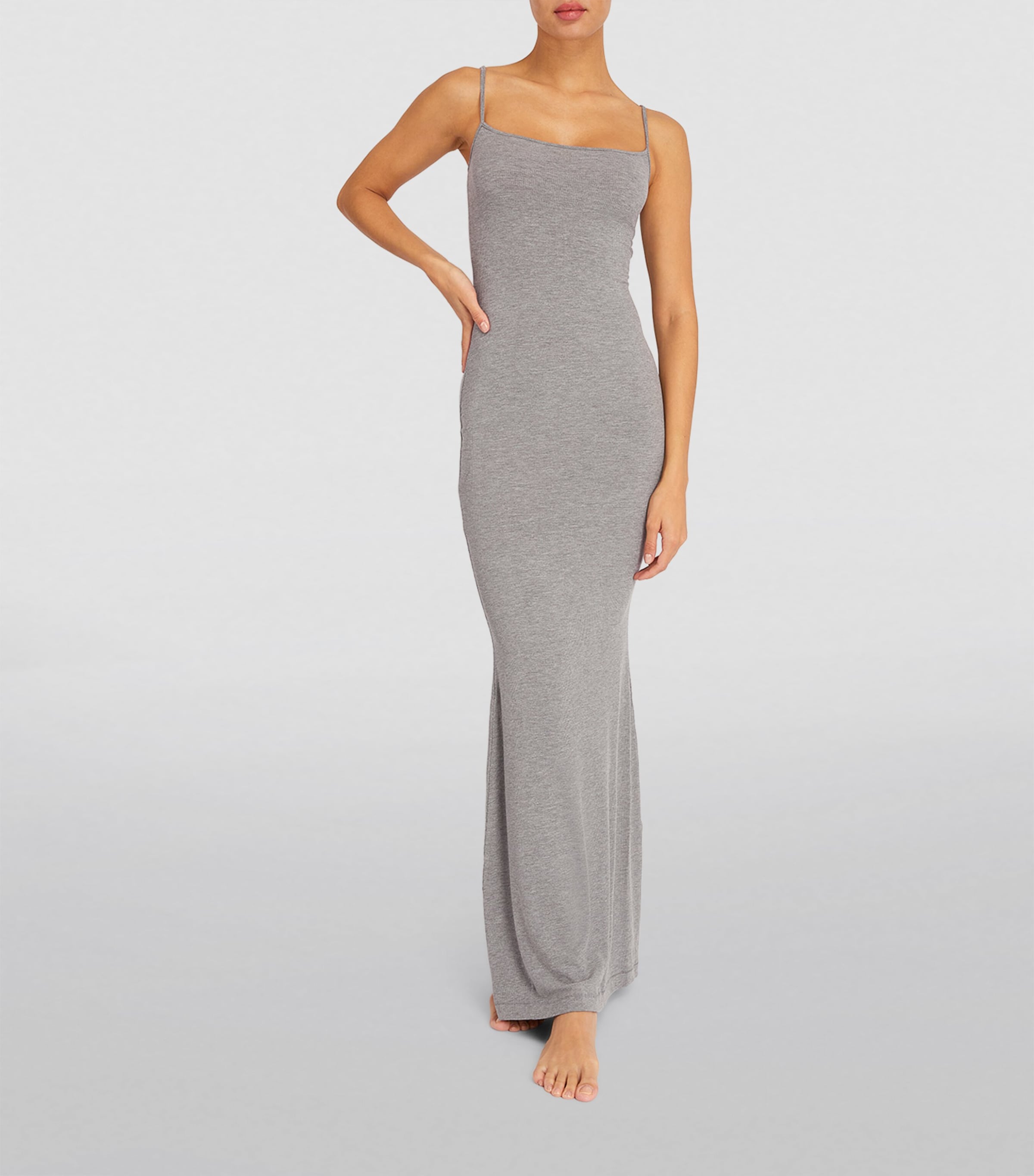 Skims Soft Lounge Long Slip Dress | Harrods US
