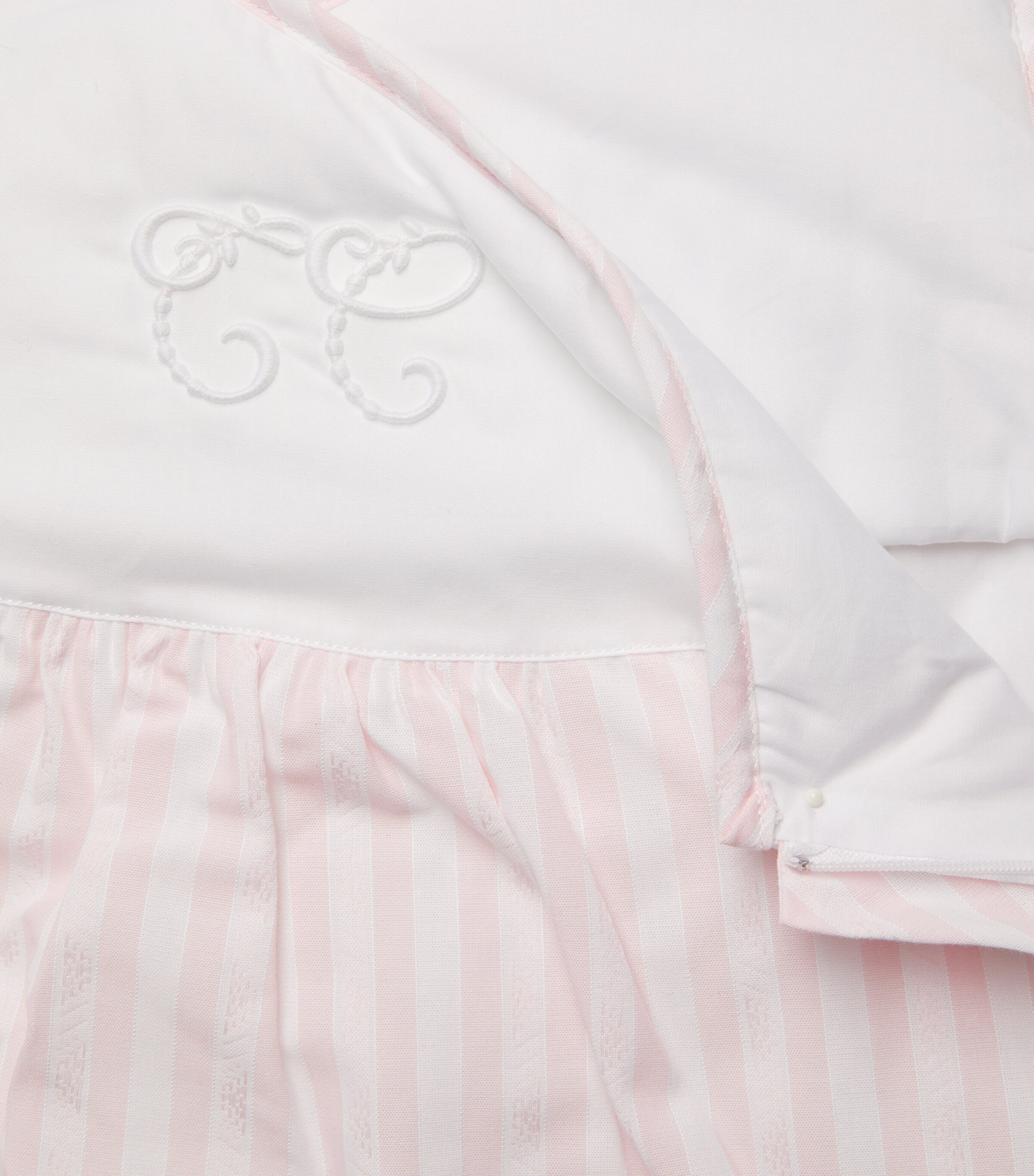 Cotton Padded Stripe Sleeping Bag PINK Image 3