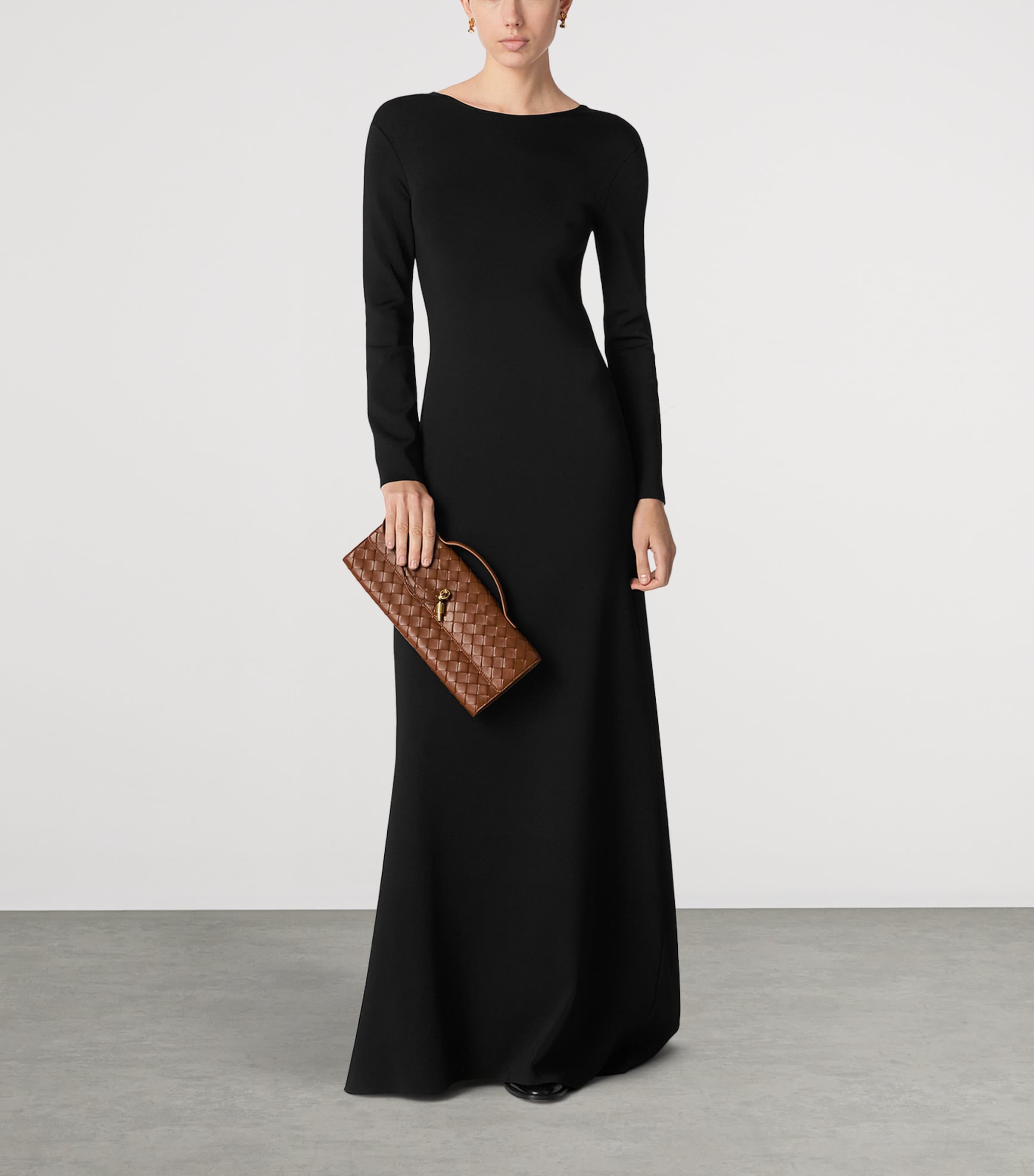 Intrecciato Leather Andiamo Clutch Bag 2599 Image 2