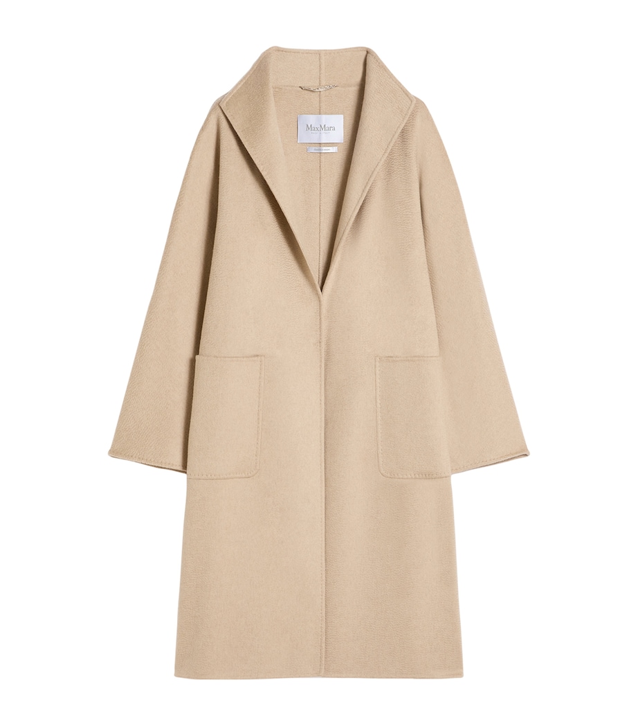 Max Mara Womens Cashmere Lilia Coat Sand Image 1