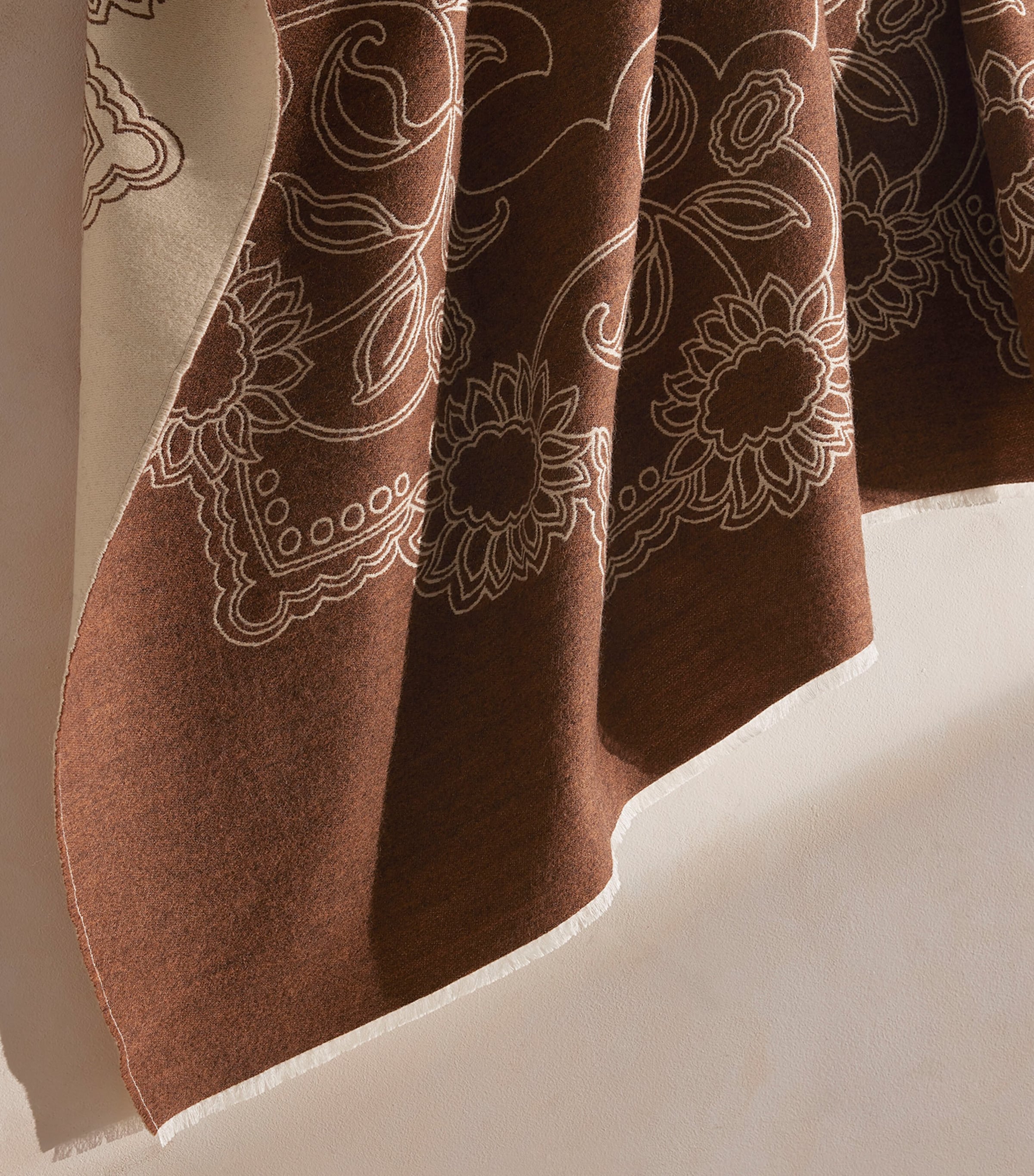 Soho Home Tosca Throw (140cm x 180cm) Burnt Orange Image 3