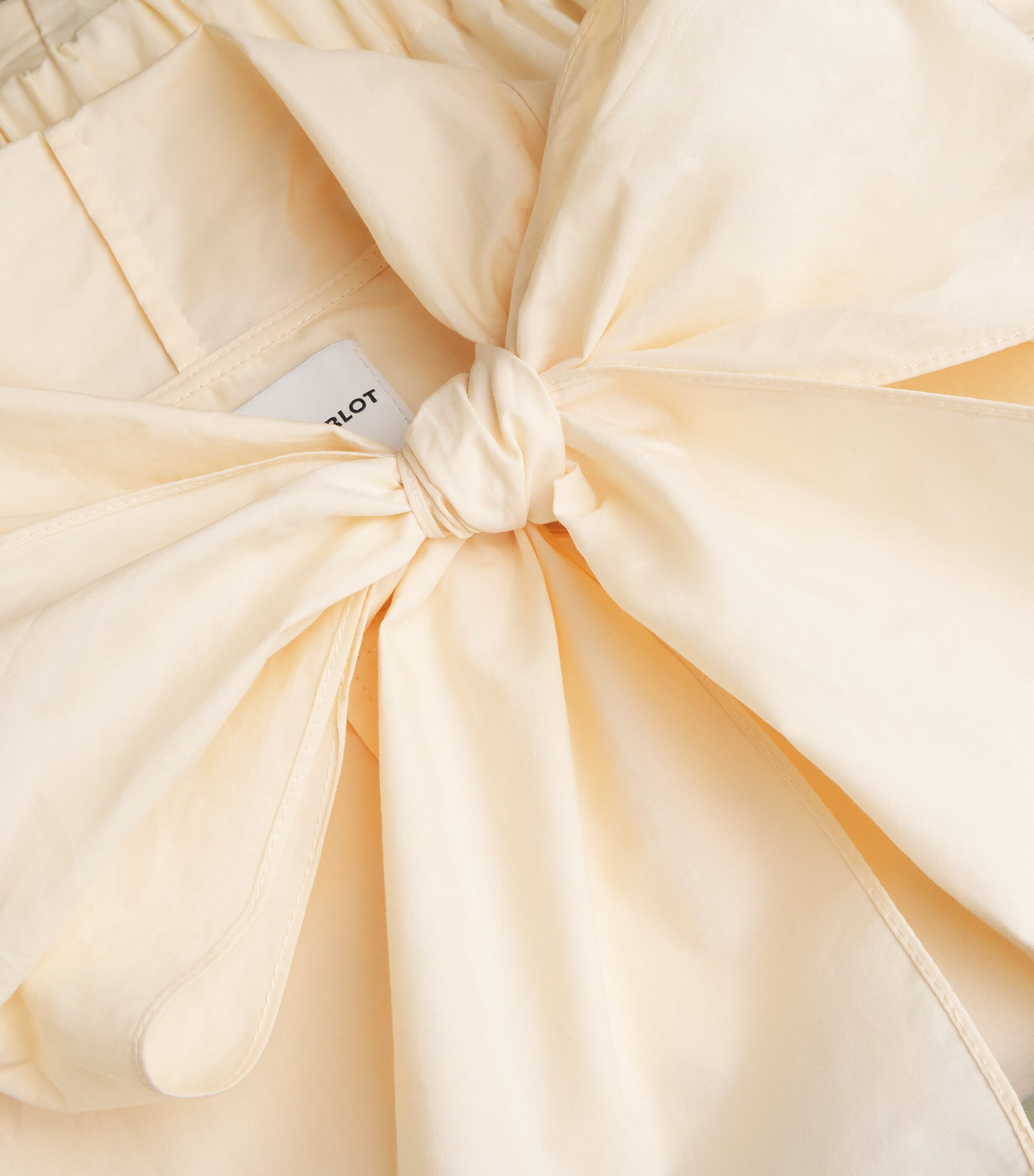 Cotton Tie-Detail Blouse VANILLA Image 5