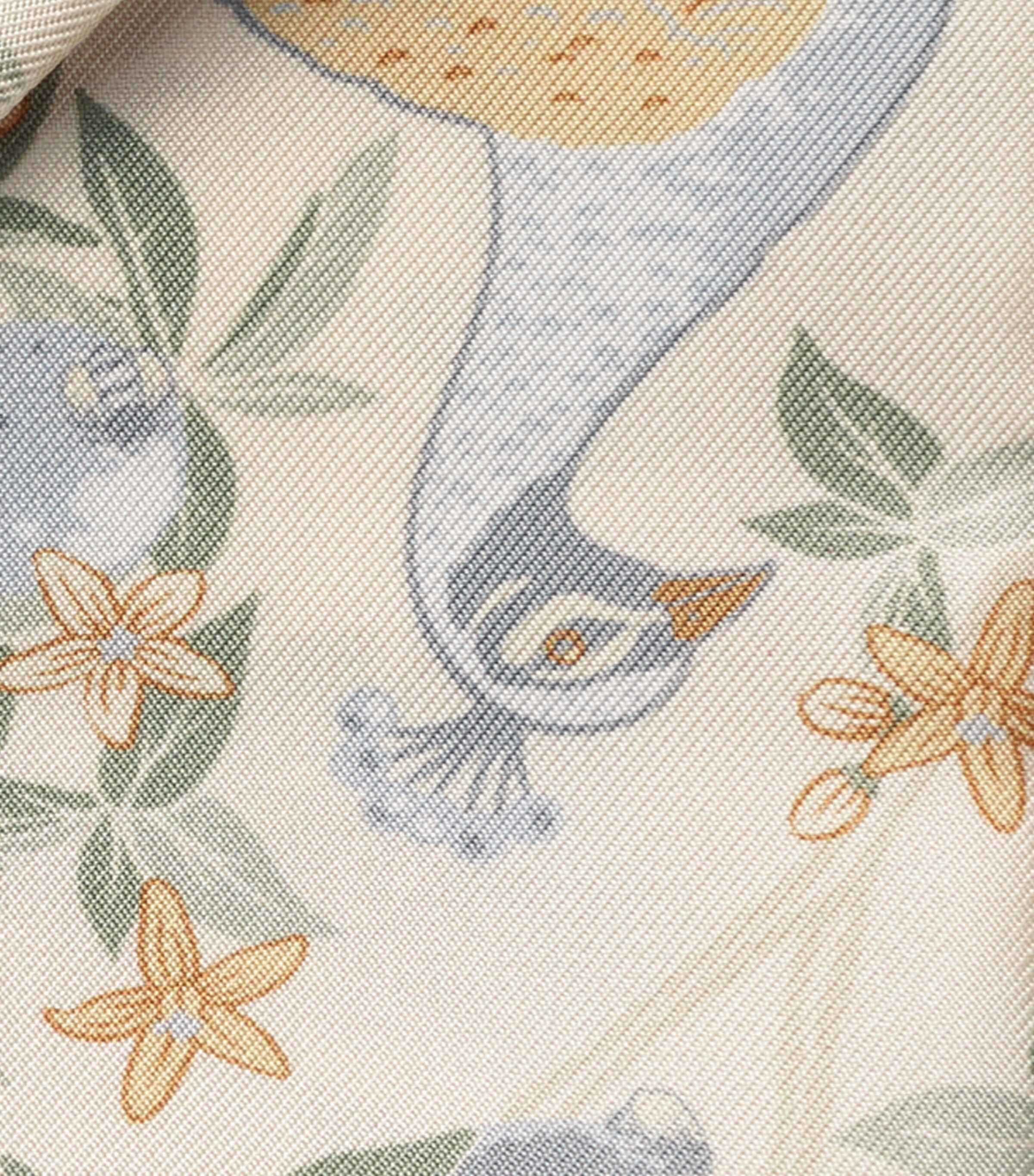 Cartier Silk Blooming Panthère Skinny Scarf Beige Image 3